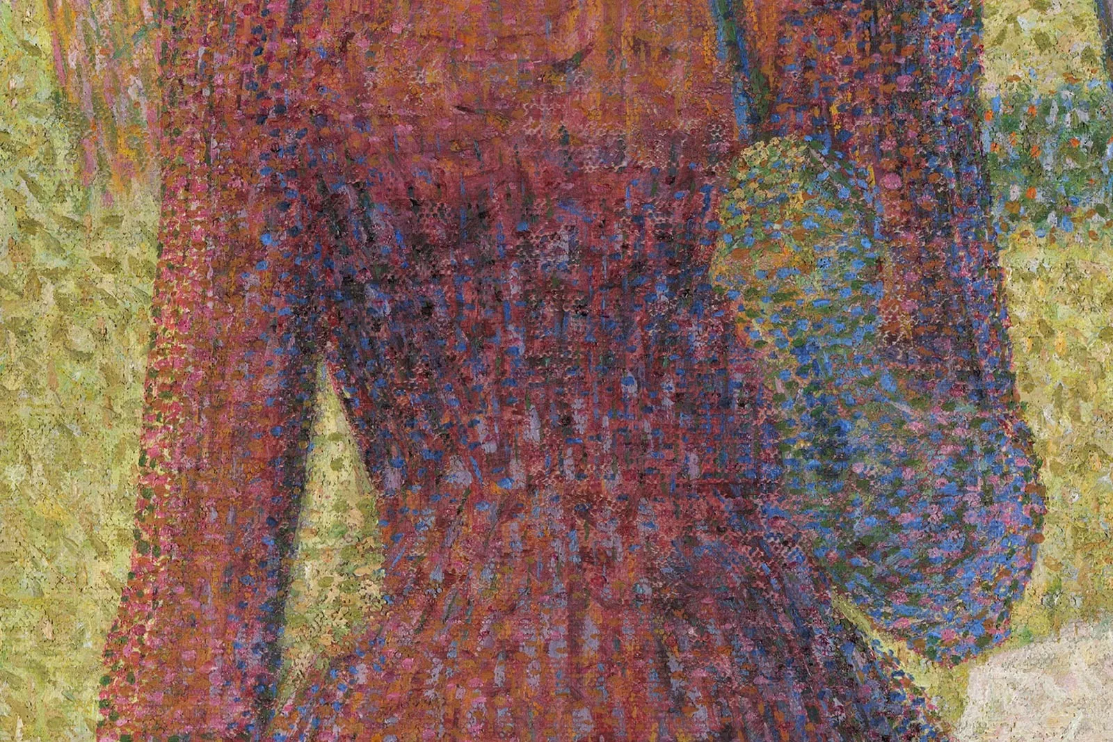 乔治·修拉《大碗岛的星期天下午》超高清大图局部 (4)