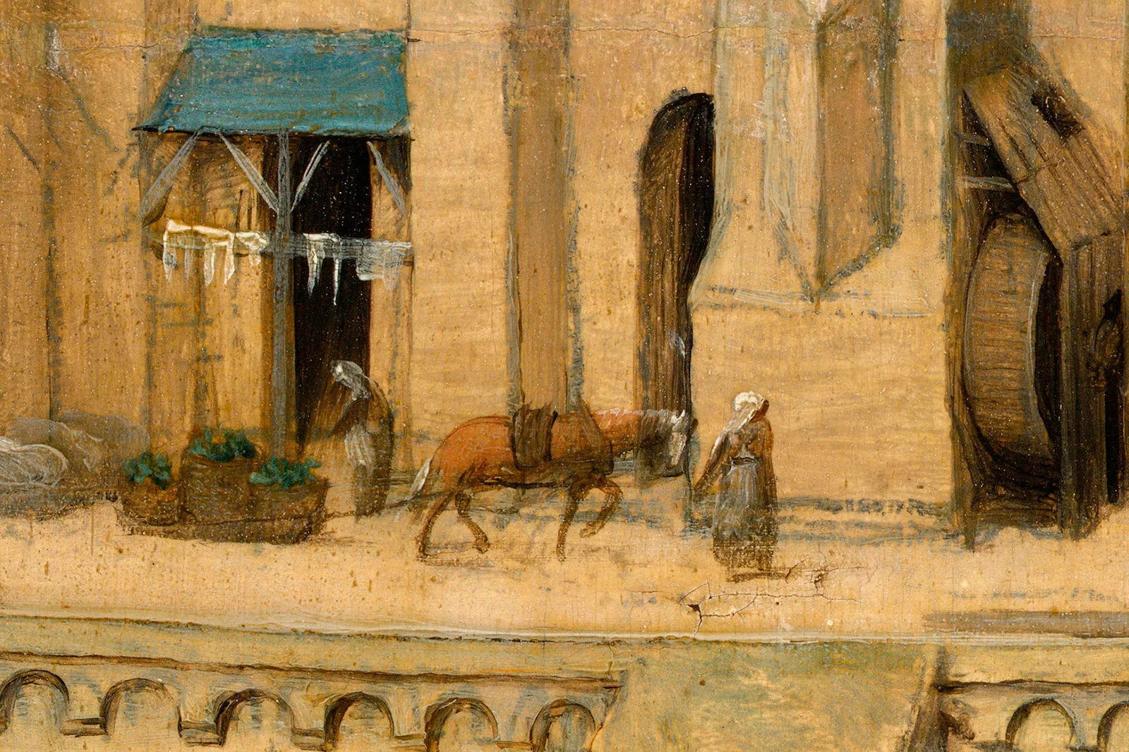 彼得·勃鲁盖尔《大巴别塔》超高清大图局部 (10)