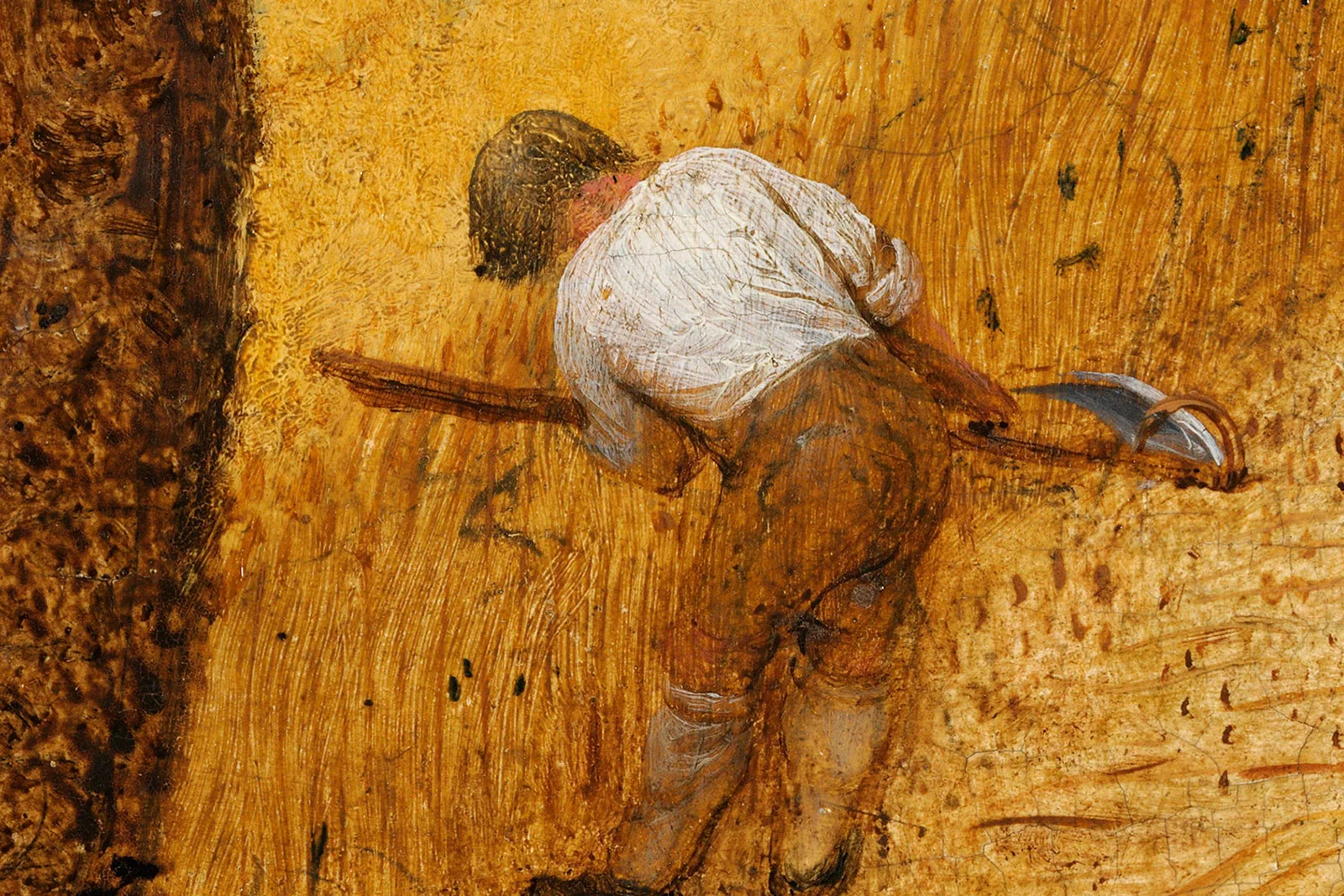 彼得·勃鲁盖尔油画《收割者》超高清大图局部 (12)