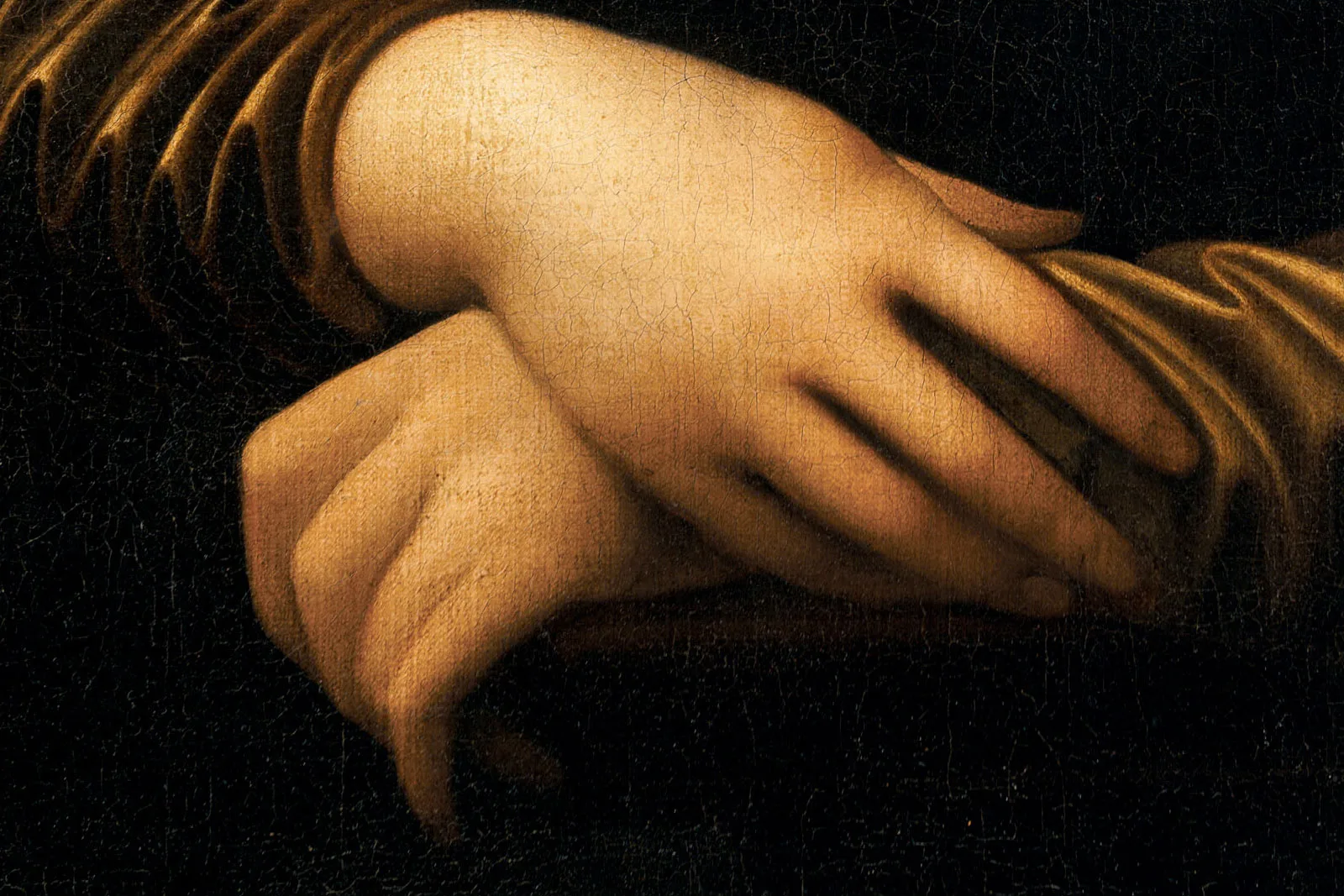 传达·芬奇《艾尔沃斯蒙娜丽莎》局部 (3)