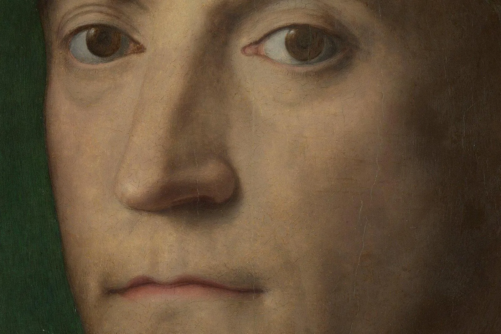 布龙齐诺油画肖像作品《皮耶罗・德・美第奇肖像》局部 (1)