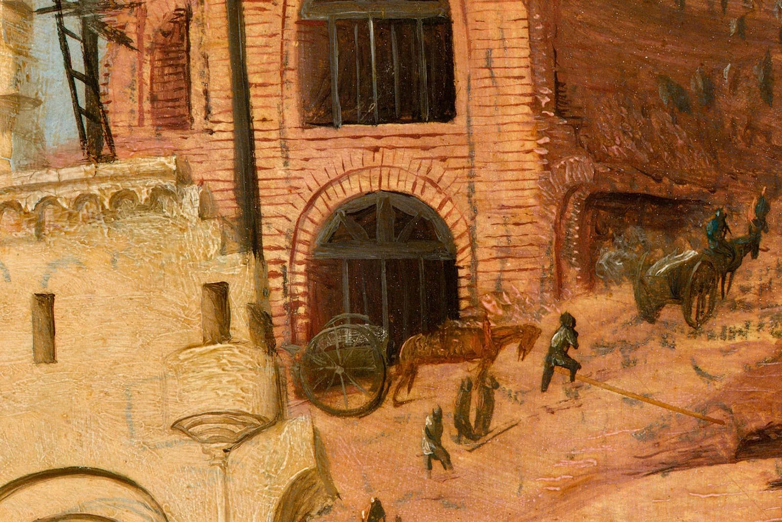 彼得·勃鲁盖尔《大巴别塔》超高清大图局部 (11)