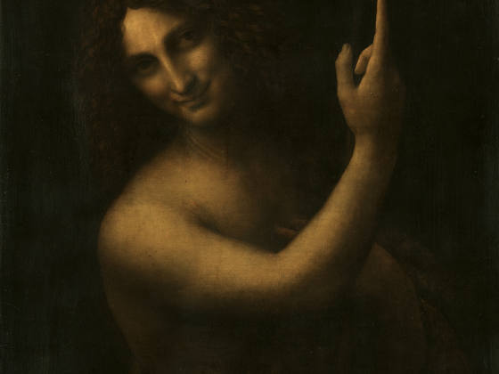 达·芬奇《施洗者圣约翰》