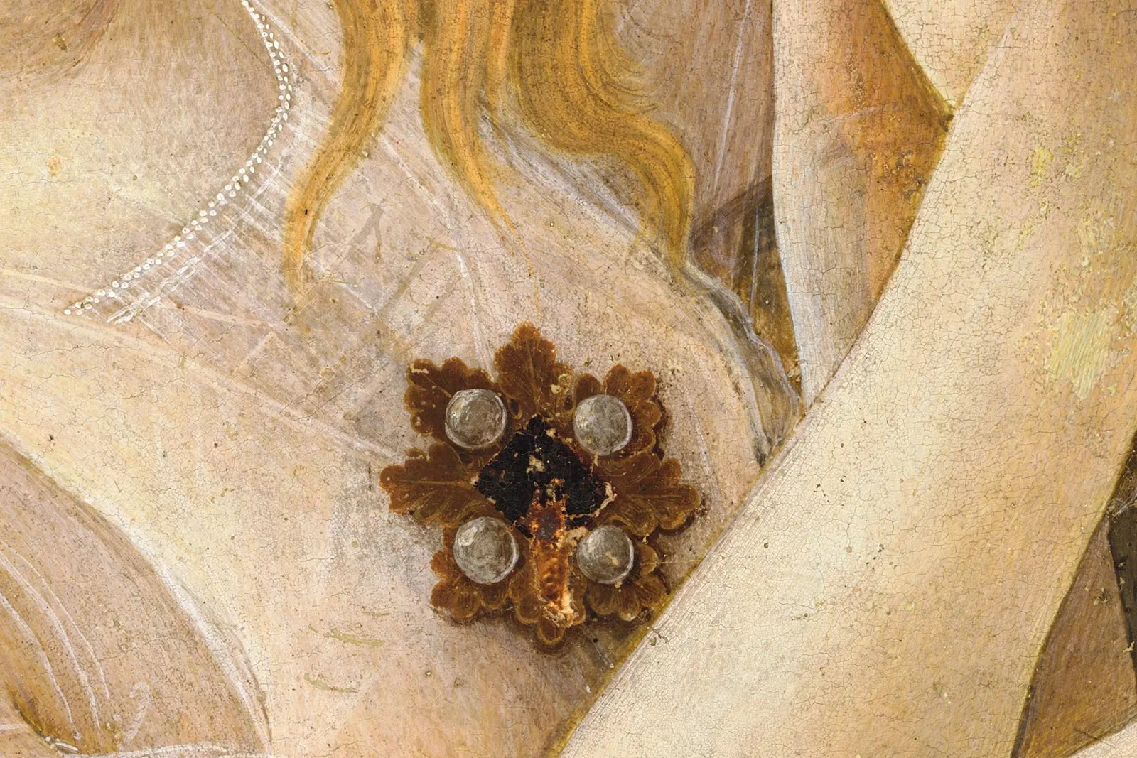 波提切利《春》超高清大图局部 (6)