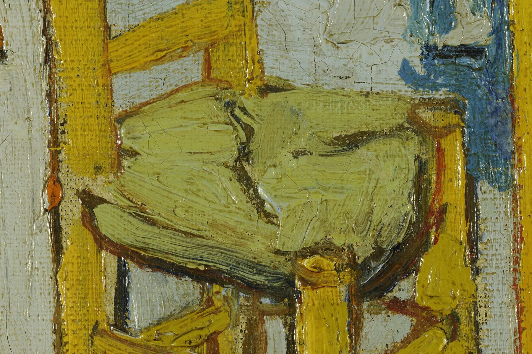 梵高《在阿尔勒的卧室》第一版超高清大图局部 (2)