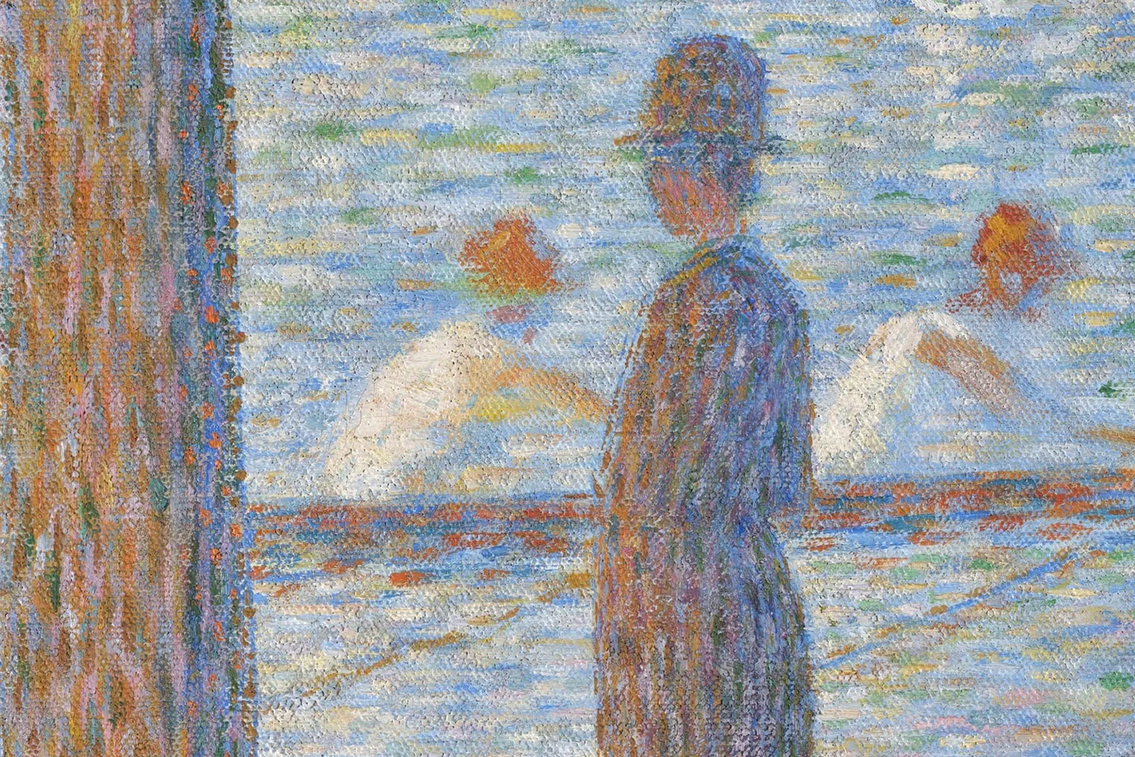 乔治·修拉《大碗岛的星期天下午》超高清大图局部 (16)