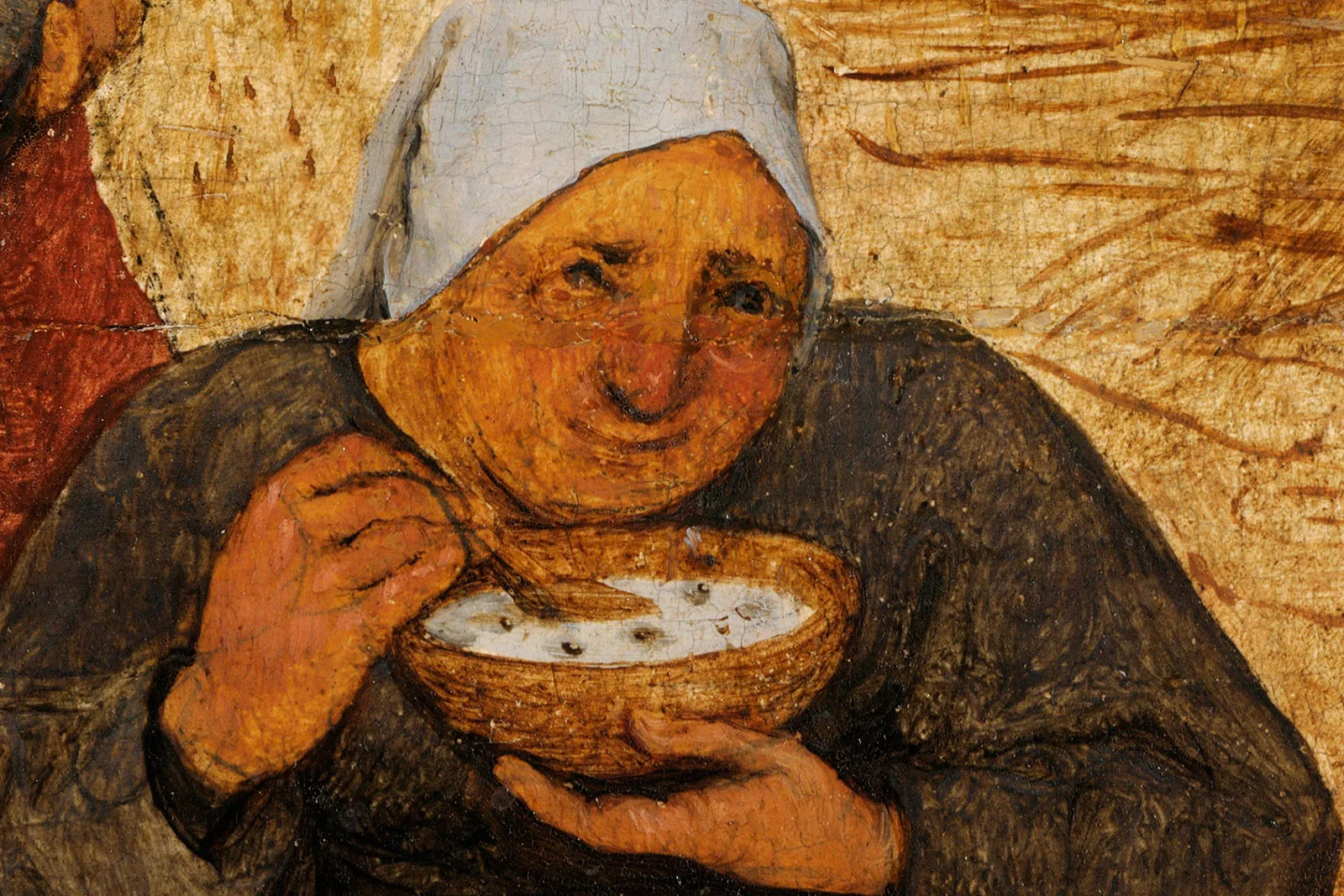 彼得·勃鲁盖尔油画《收割者》超高清大图局部 (9)