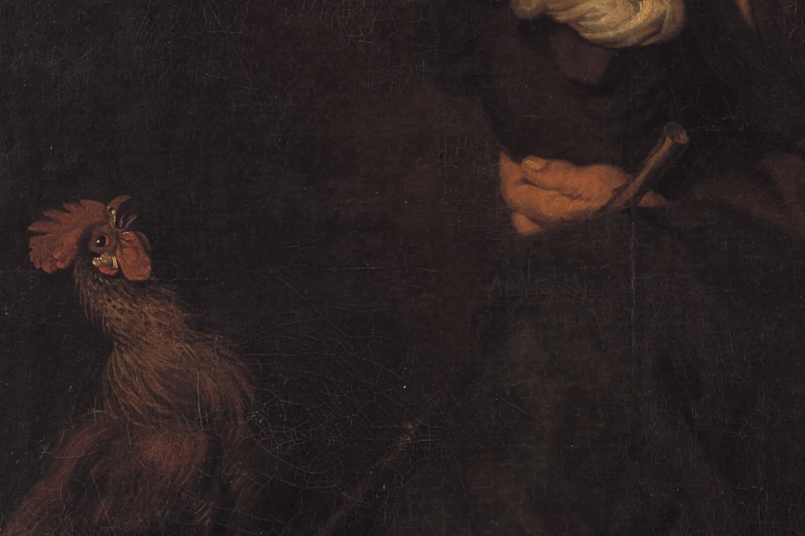 卡雷尔·范·曼德油画人物肖像《后悔的彼得》局部 (2)