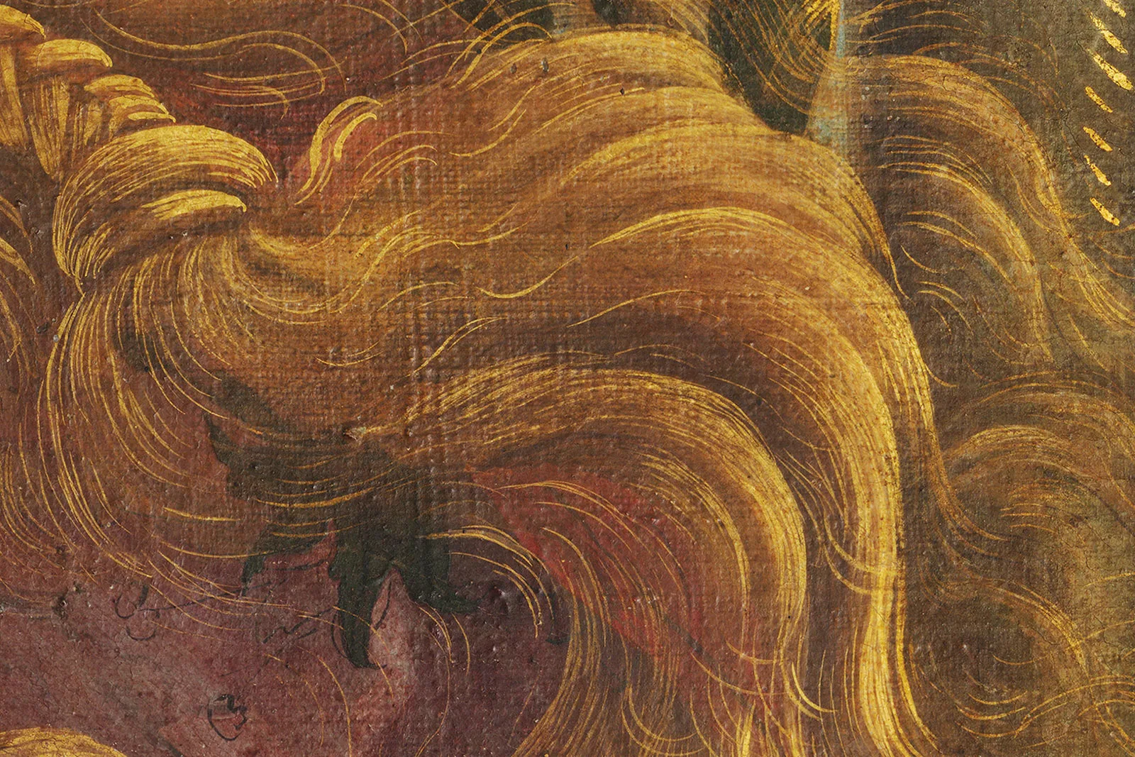 波提切利《维纳斯的诞生》超高清大图局部 (12)