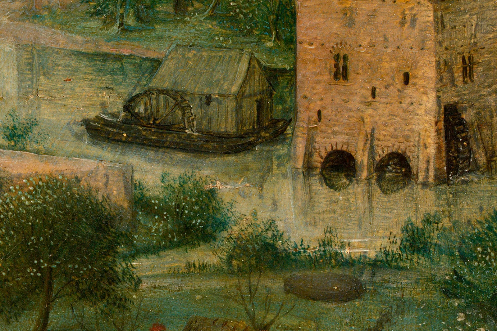 彼得·勃鲁盖尔《大巴别塔》超高清大图局部 (15)