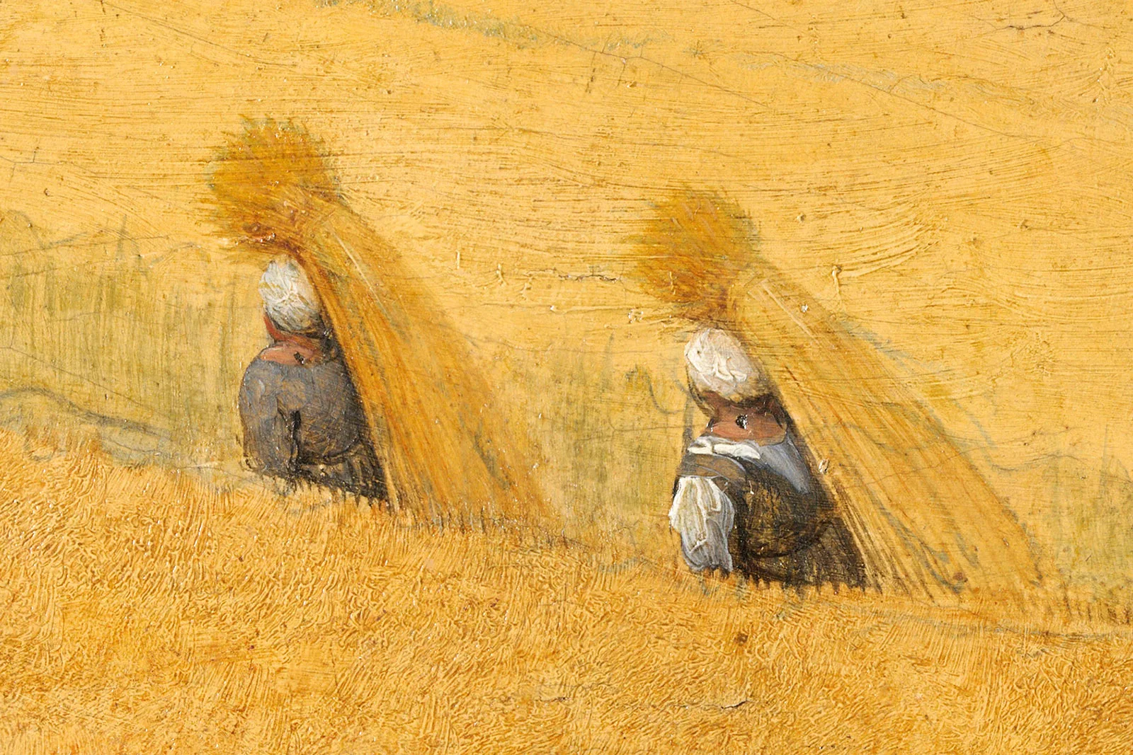 彼得·勃鲁盖尔油画《收割者》超高清大图局部 (14)