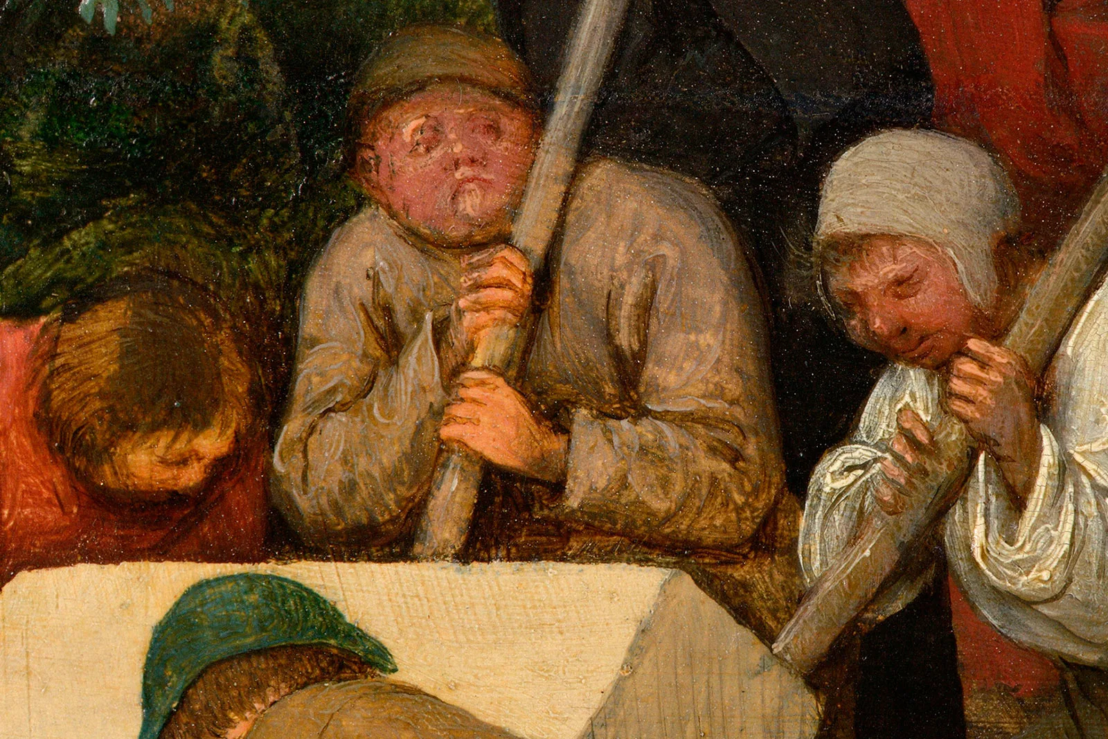 彼得·勃鲁盖尔《大巴别塔》超高清大图局部 (5)