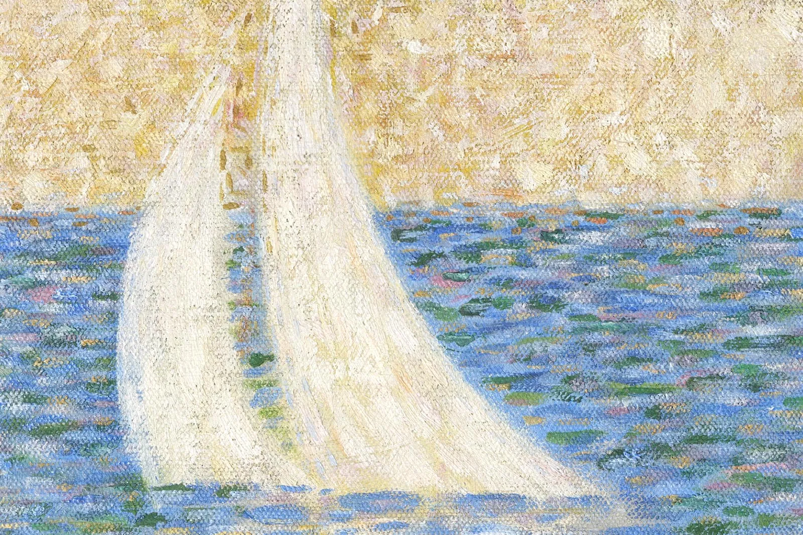 乔治·修拉《大碗岛的星期天下午》超高清大图局部 (15)