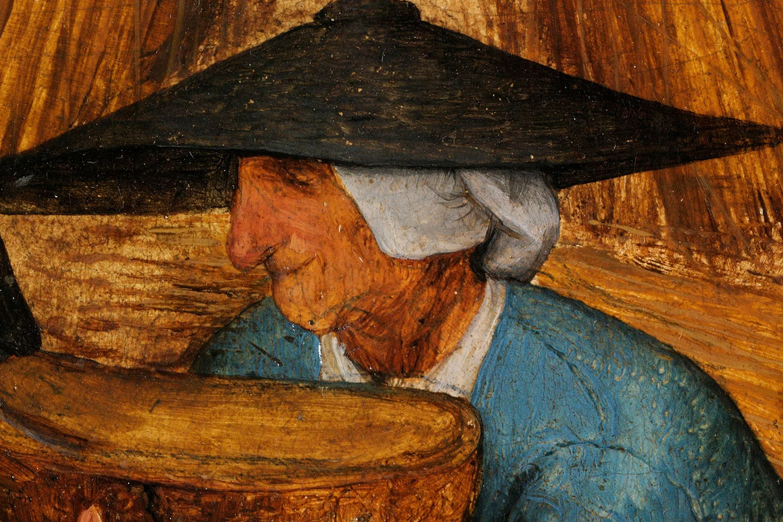 彼得·勃鲁盖尔油画《收割者》超高清大图局部 (11)