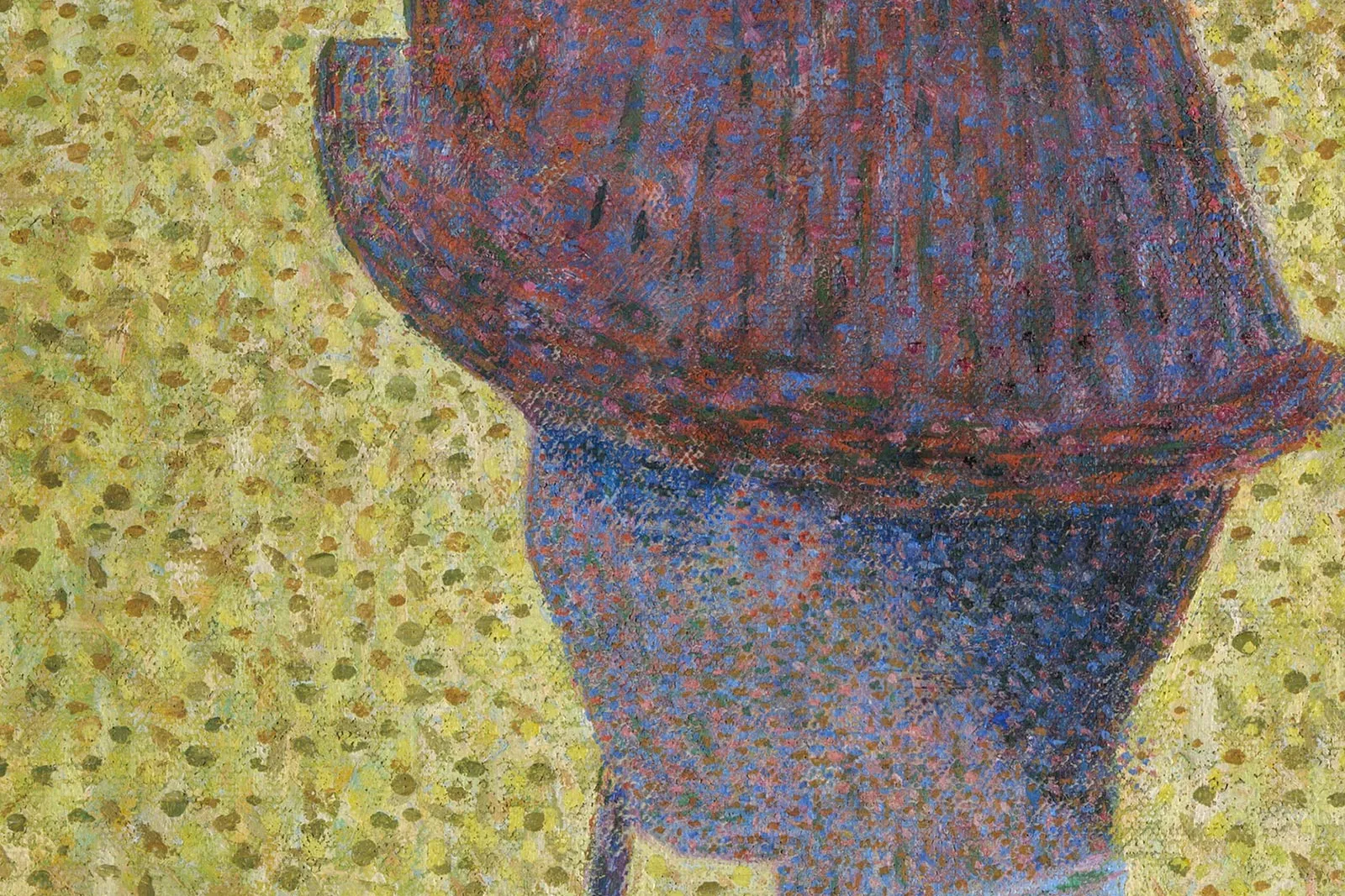 乔治·修拉《大碗岛的星期天下午》超高清大图局部 (5)