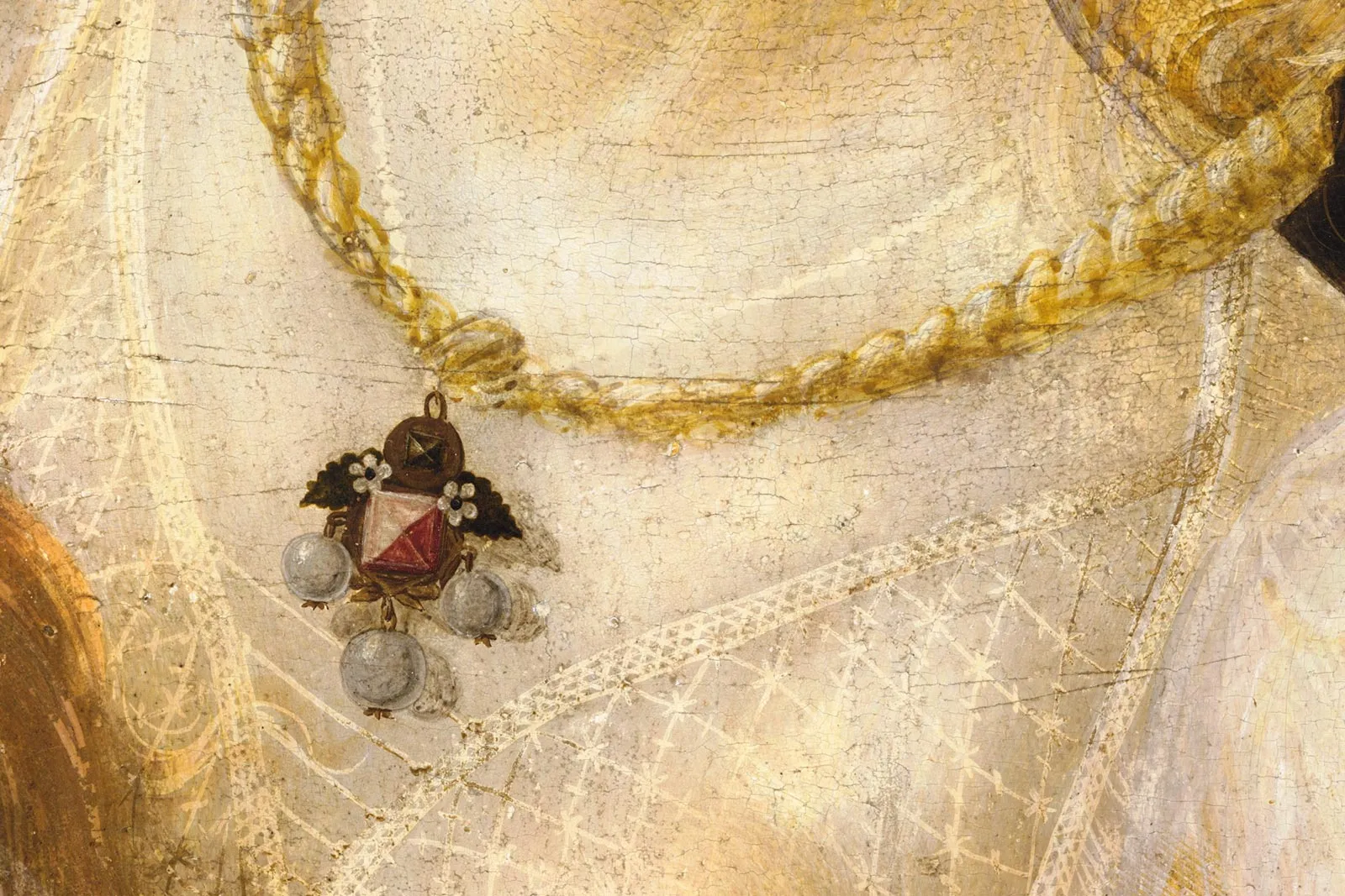 波提切利《春》超高清大图局部 (4)