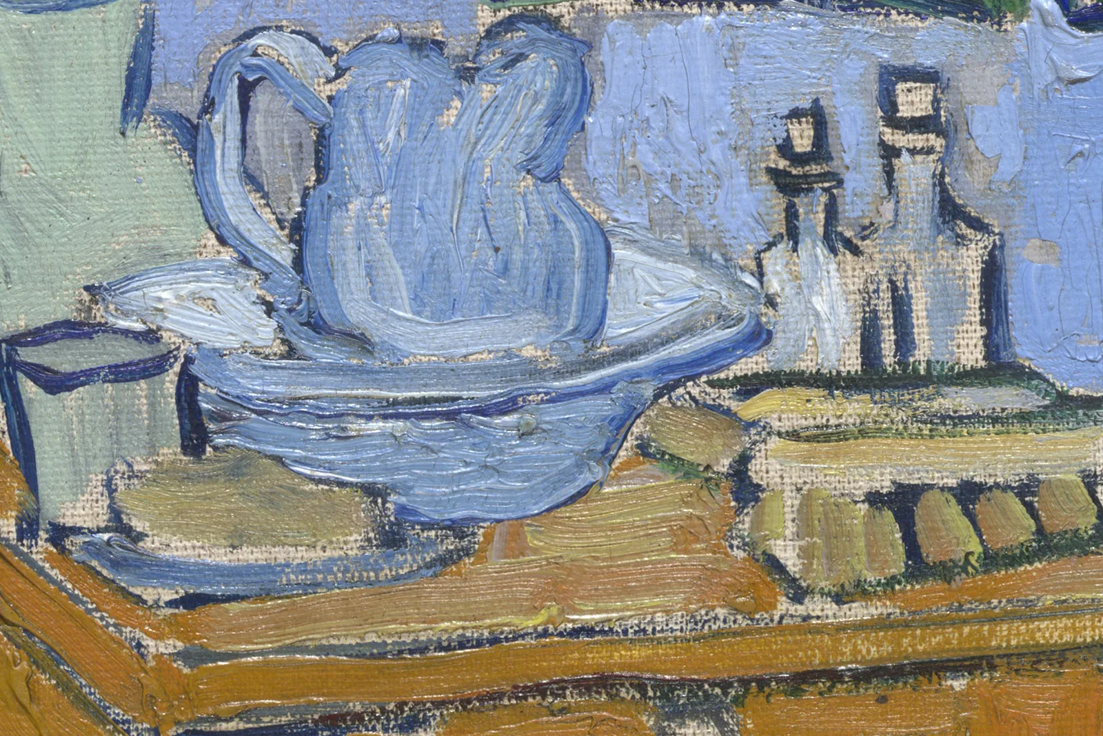 梵高《在阿尔勒的卧室》第二版超高清大图局部 (1)