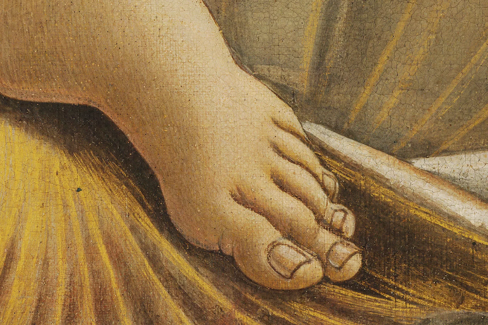 波提切利《维纳斯的诞生》超高清大图局部 (8)