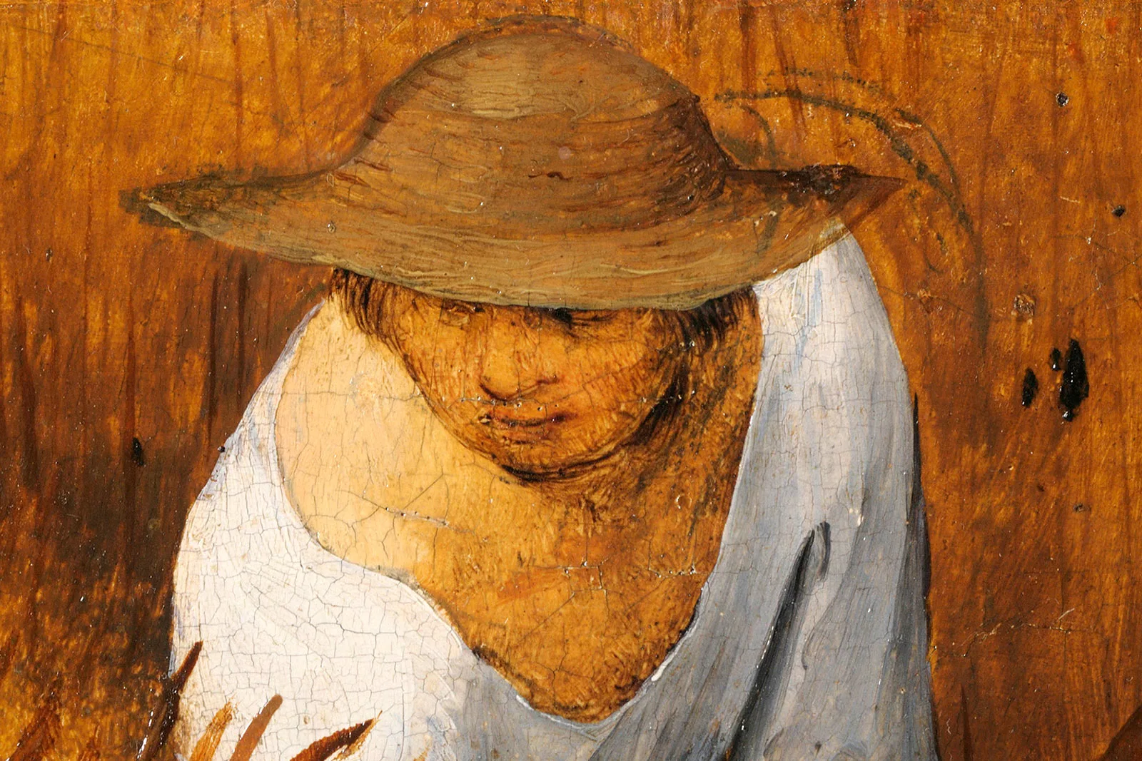 彼得·勃鲁盖尔油画《收割者》超高清大图局部 (1)