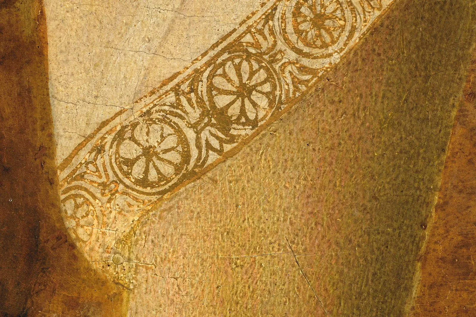 韦罗基奥工作室、达芬奇《基督受洗》超高清大图局部 (16)