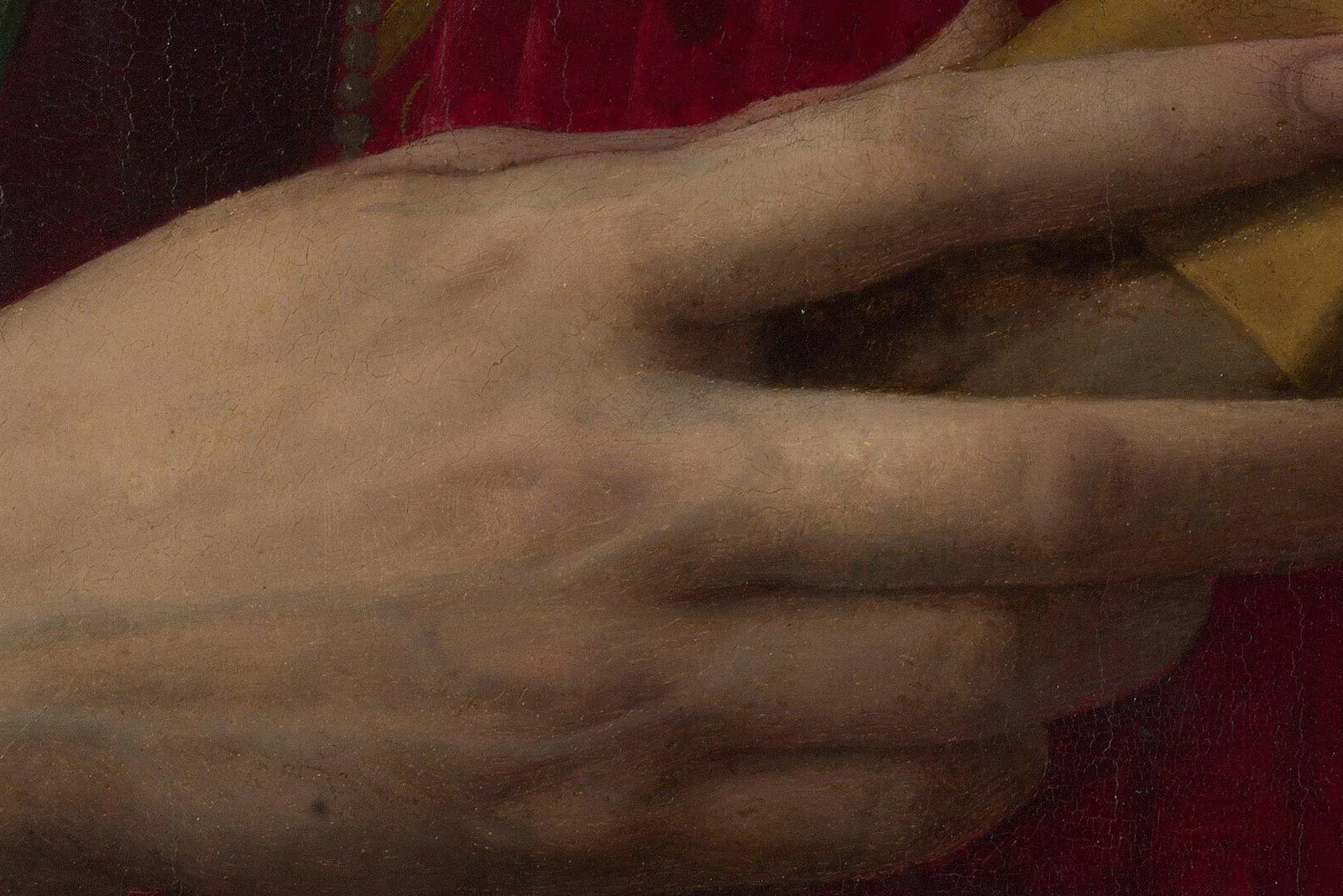 布龙齐诺油画肖像作品《皮耶罗・德・美第奇肖像》局部 (2)