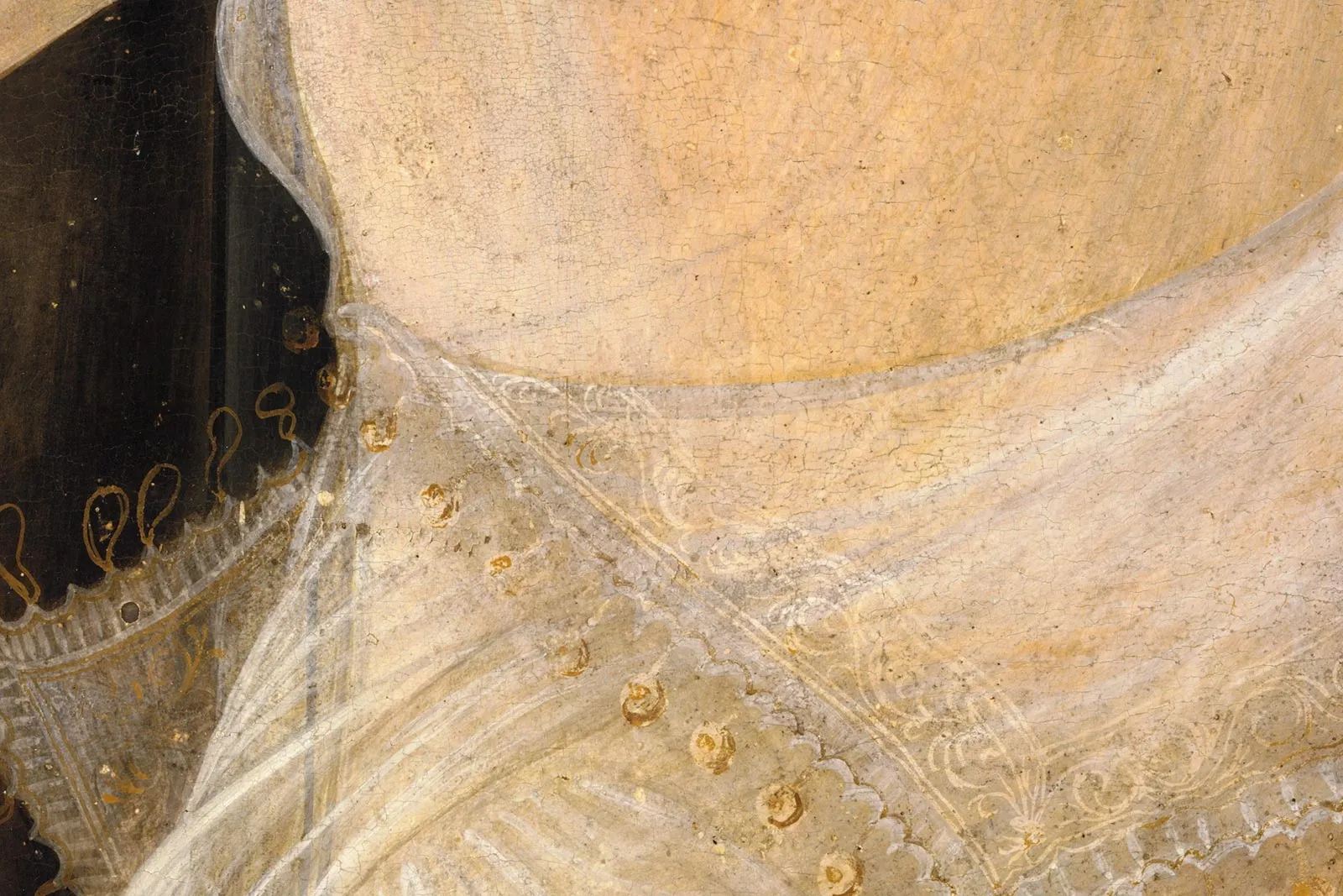 波提切利《春》超高清大图局部 (7)