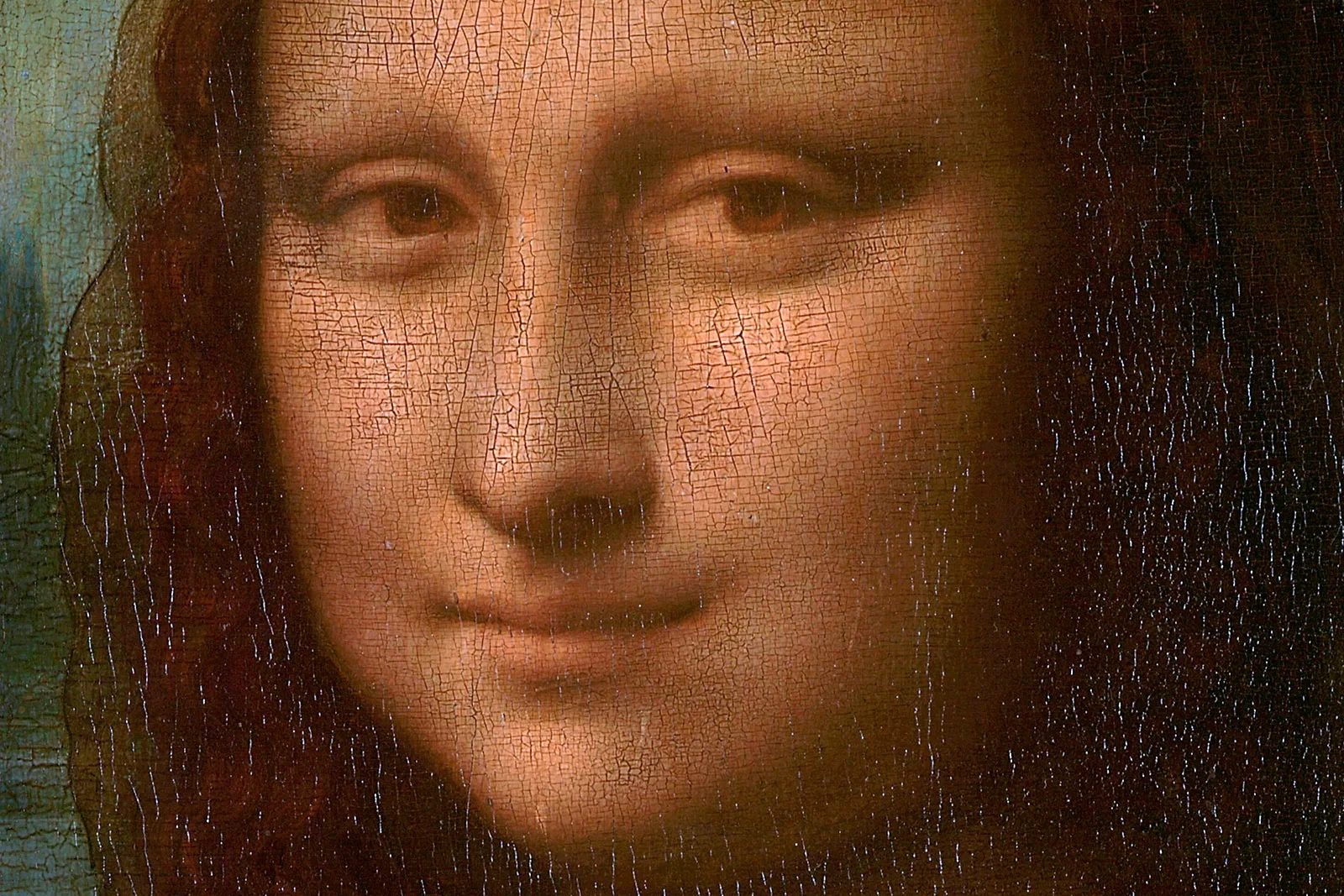 达·芬奇《蒙娜丽莎》高清大图局部 (1)