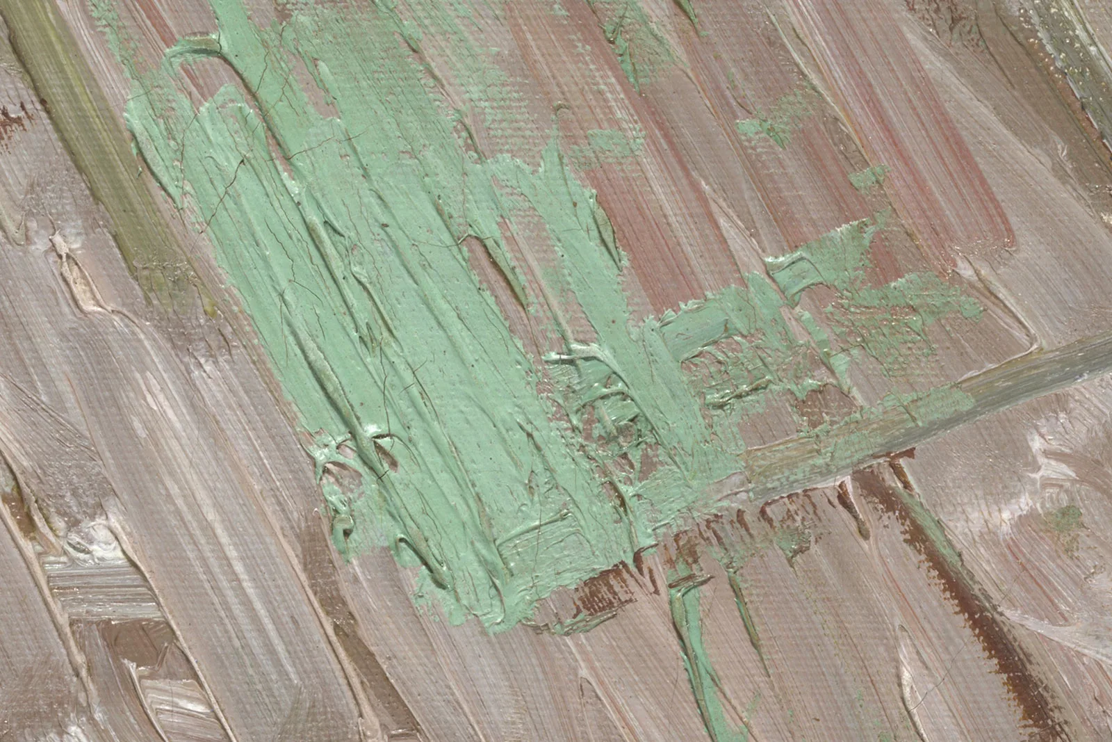 梵高《在阿尔勒的卧室》第二版超高清大图局部 (11)