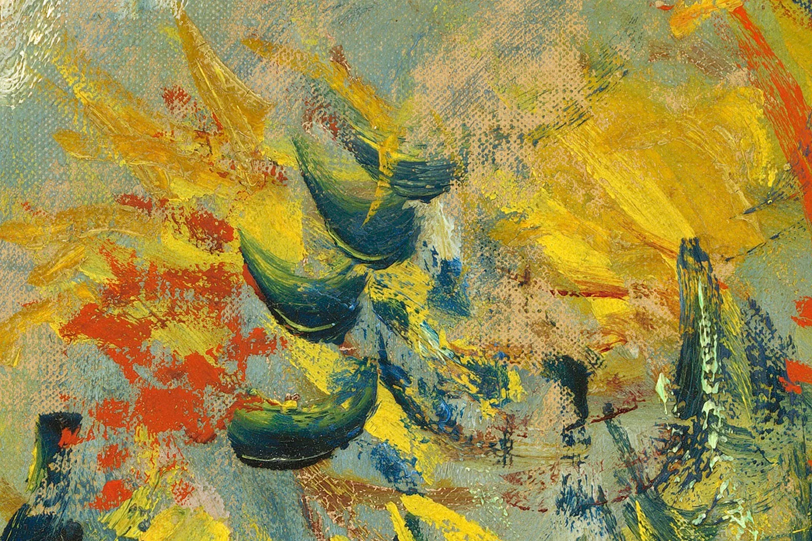 印象派莫奈油画静物花卉《菊芋花》超高清大图局部 (1)