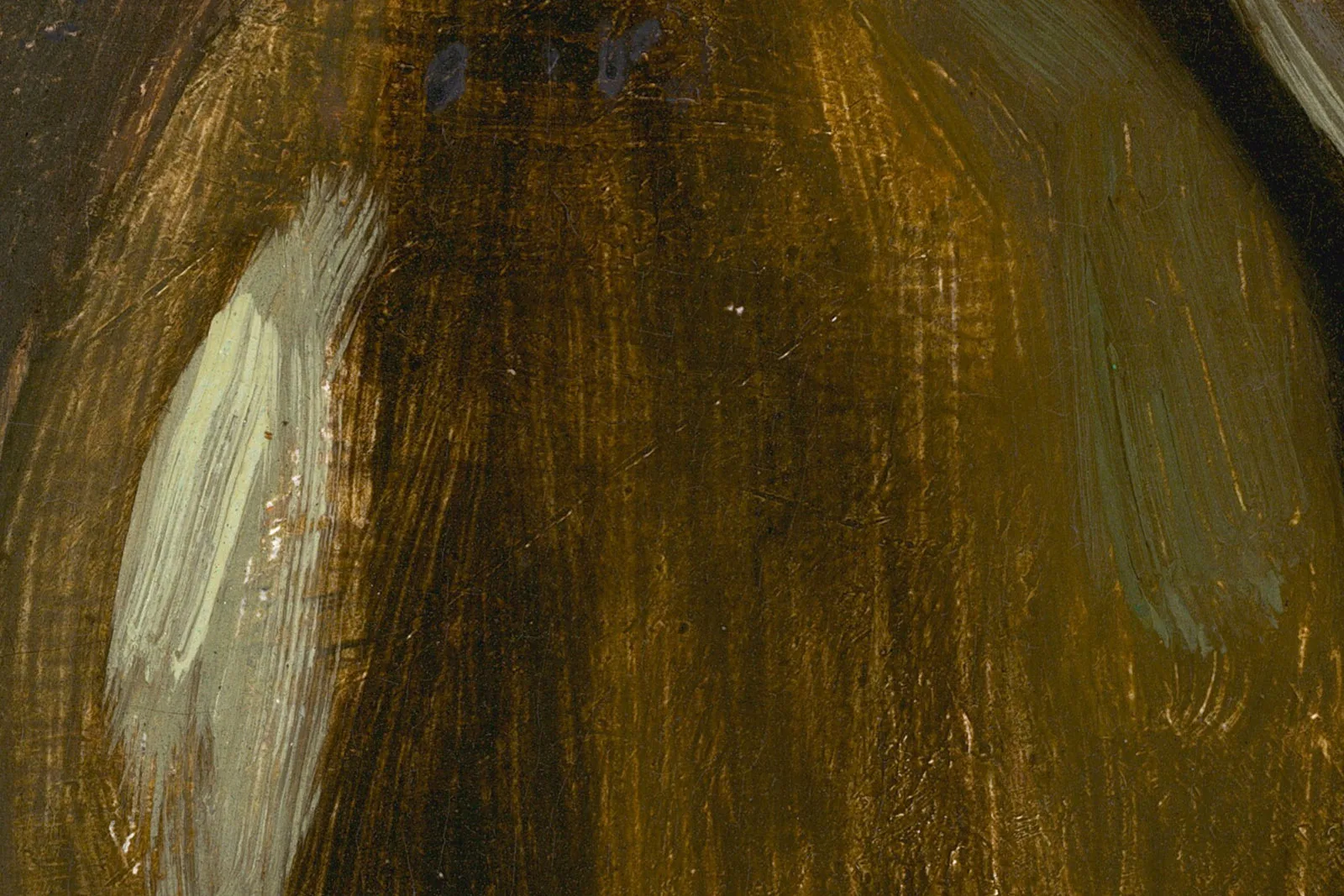 莫奈油画静物作品《瓶子、玻璃瓶、面包和葡萄酒》超高清大图局部 (8)