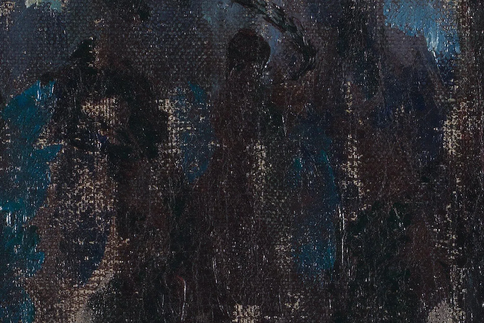 莫奈作品《圣拉扎尔火车站》高清大图局部 (6)