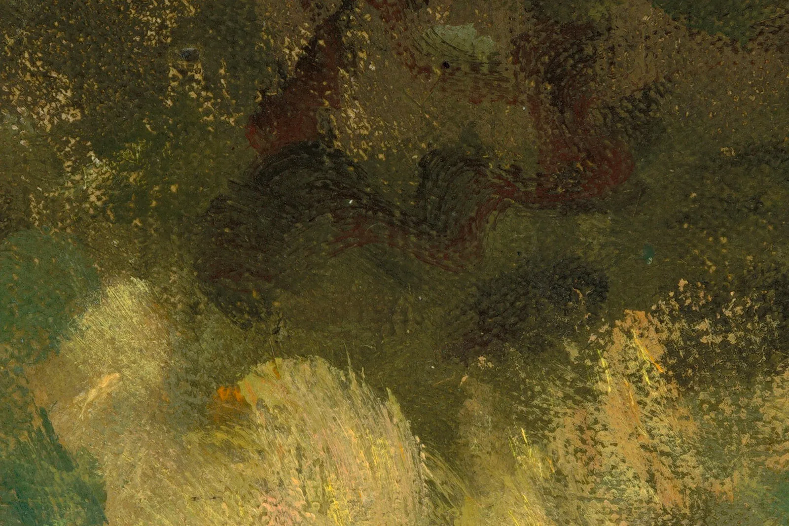 莫奈风景画《阿让特伊风景》超高清大图局部 (1)