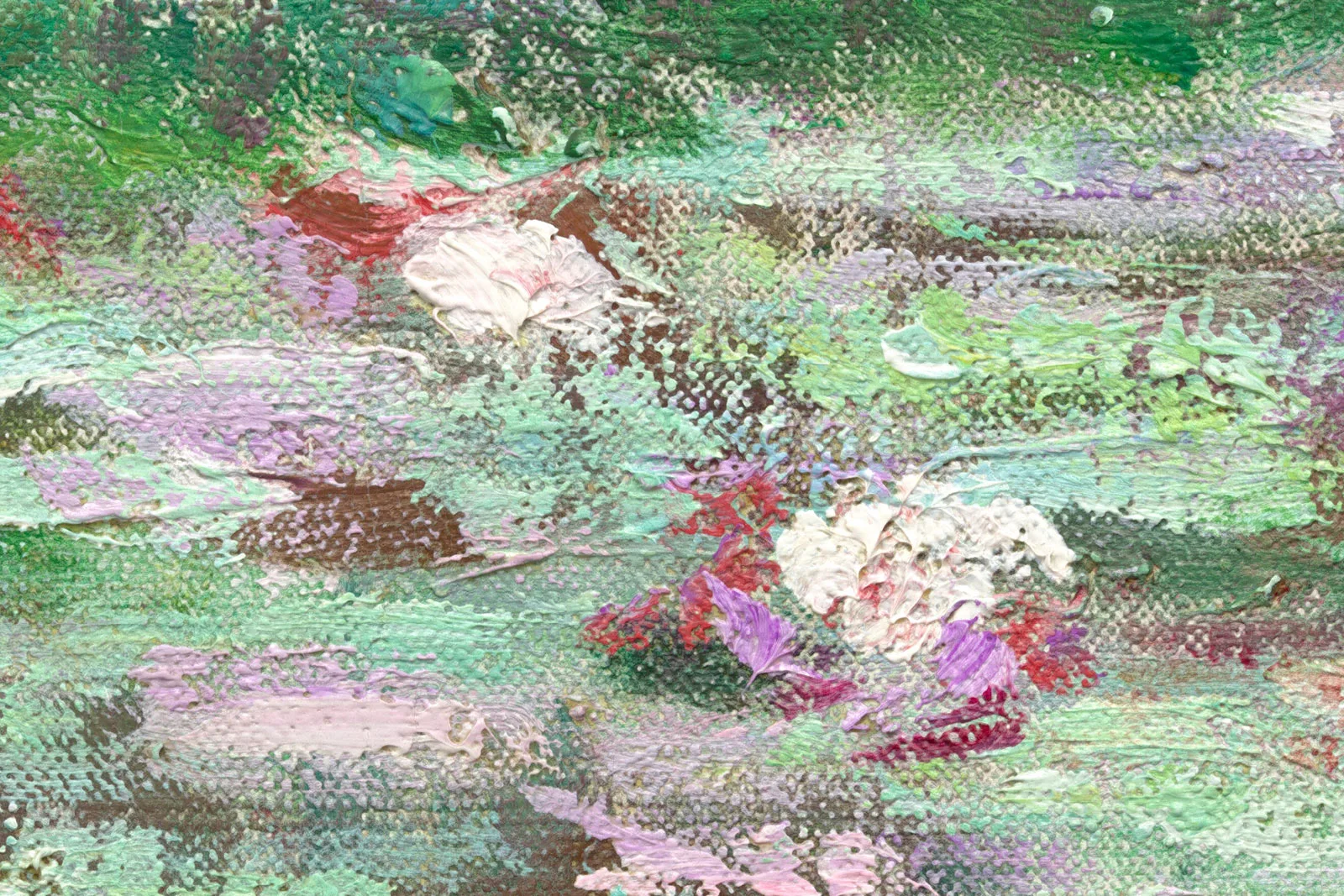 印象派莫奈作品《日本桥》高清大图局部 (3)