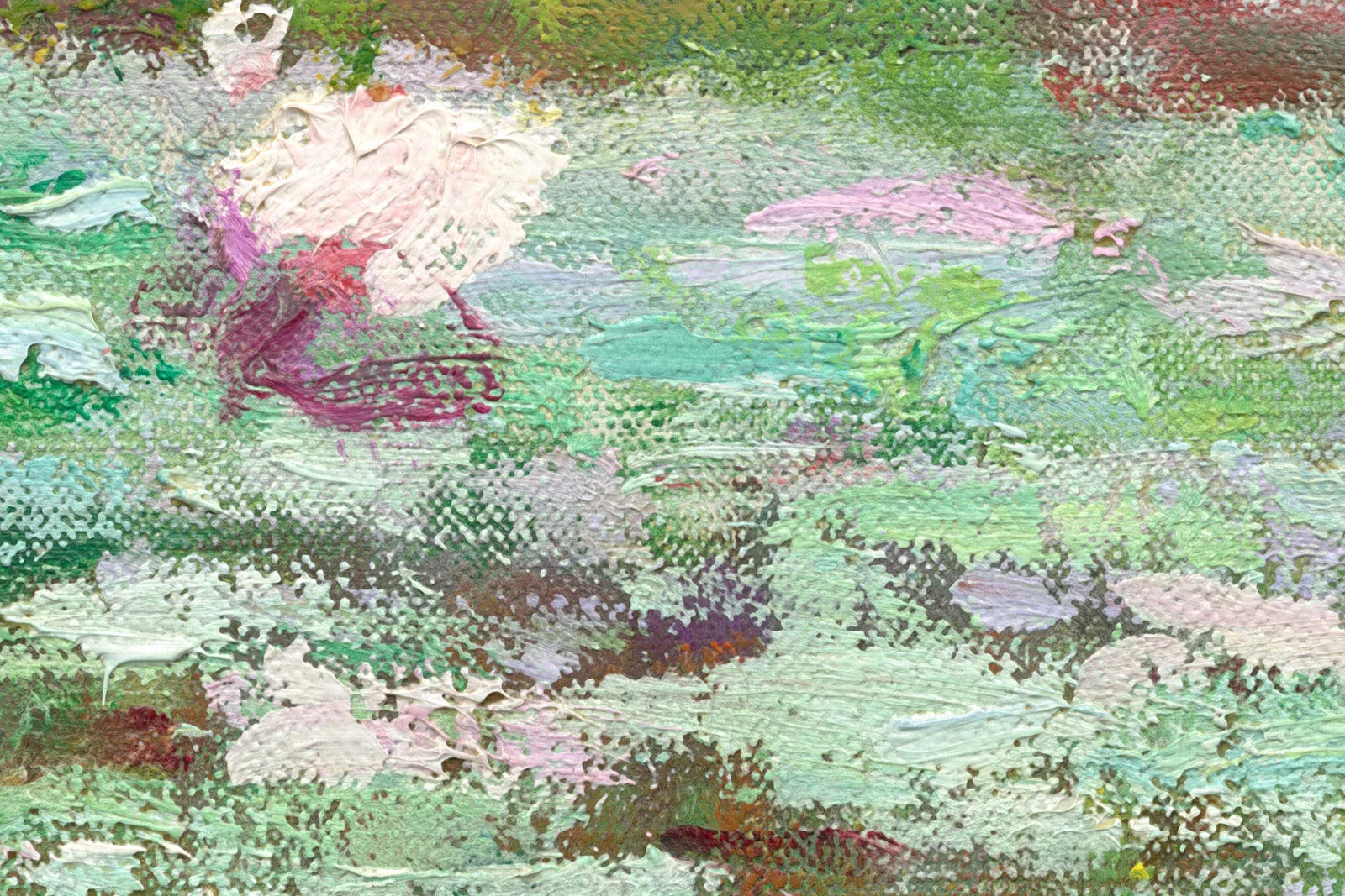 印象派莫奈作品《日本桥》高清大图局部 (2)