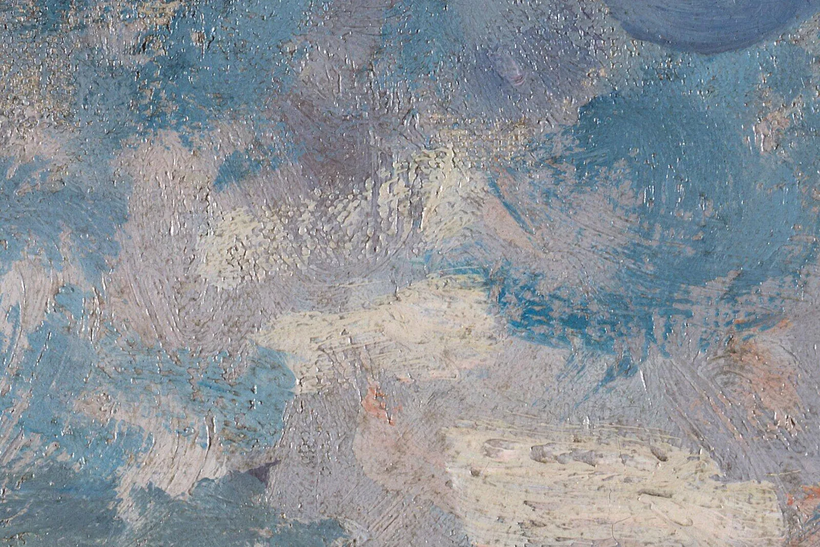 莫奈作品《圣拉扎尔火车站》高清大图局部 (2)