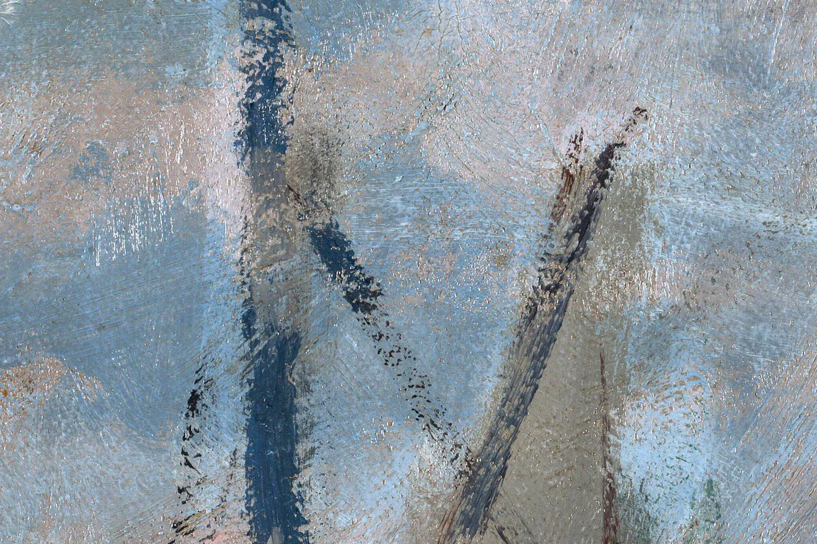 莫奈油画《勒阿弗尔博物馆》超高清大图局部 (1)