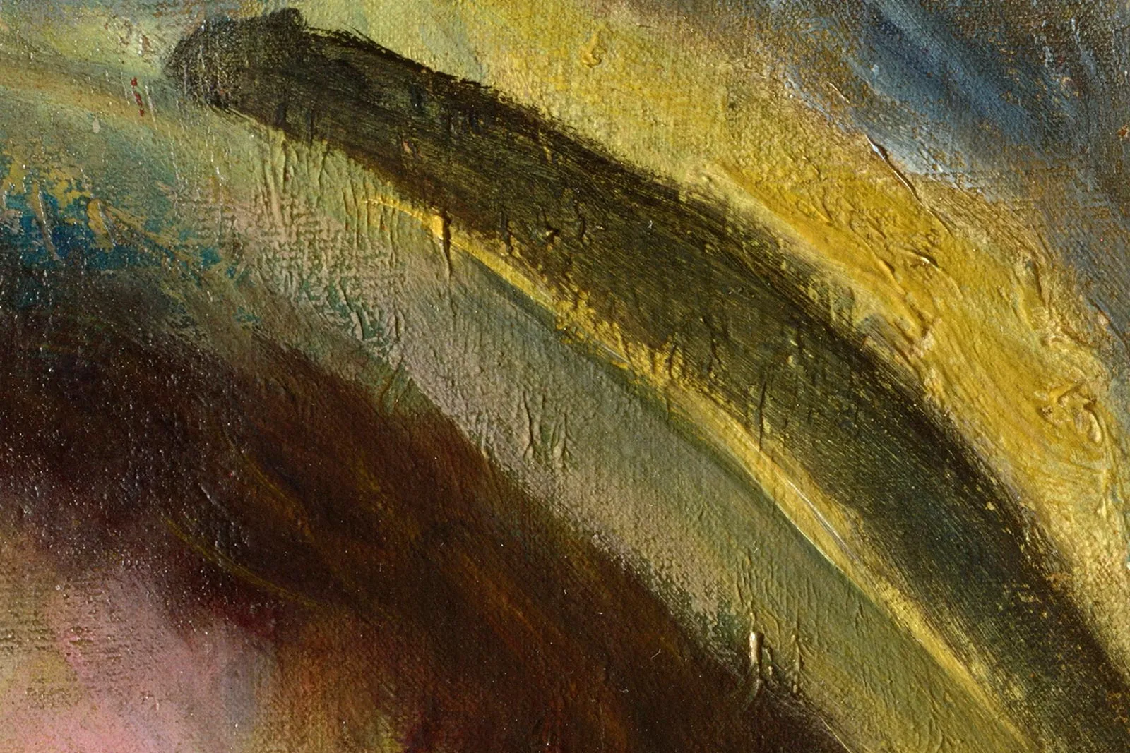 雷诺阿《红磨坊的舞会》超高清大图局部细节 (13)