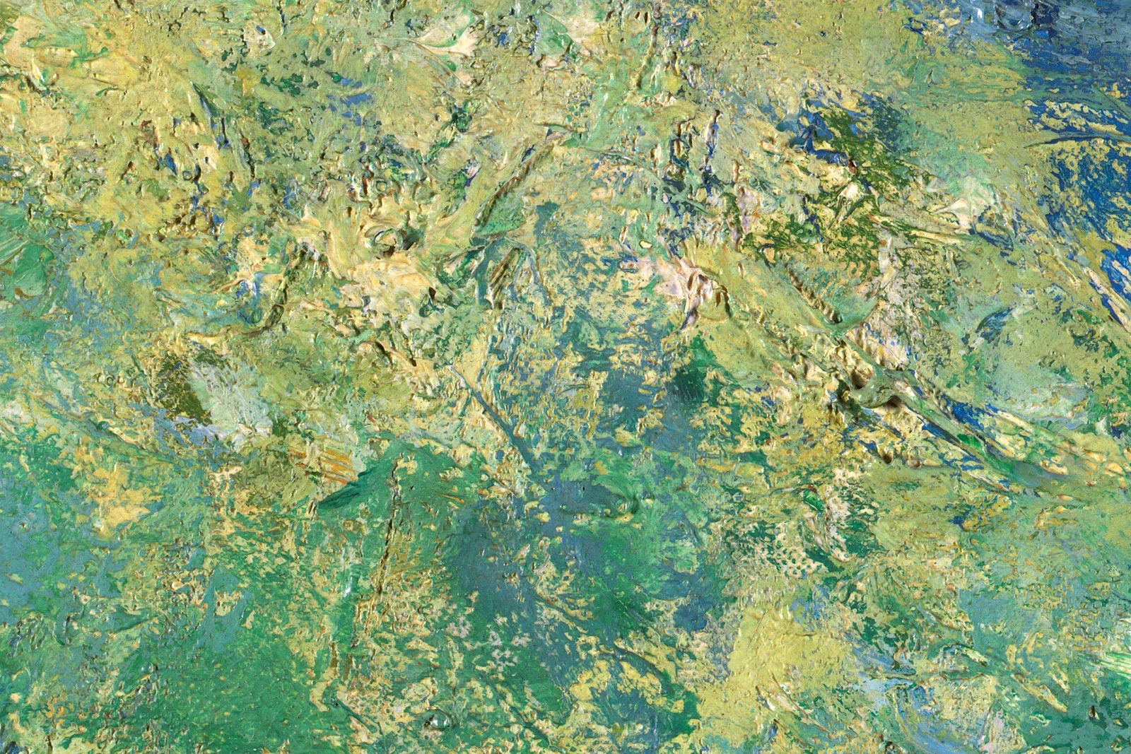 印象派莫奈作品《睡莲池》超高清大图局部 (12)