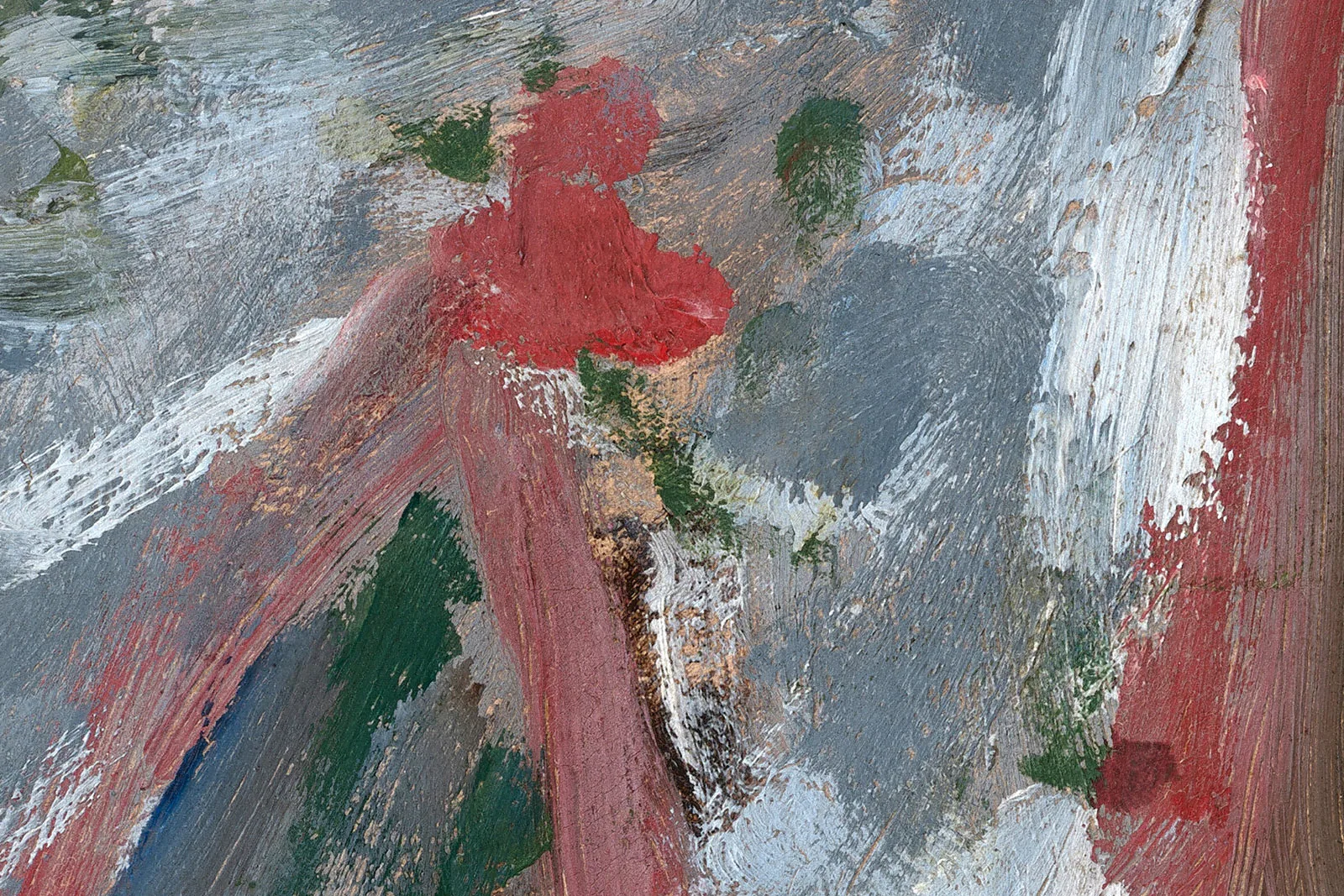 莫奈油画《摇篮——卡米尔与艺术家的儿子让》高清大图局部 (9)