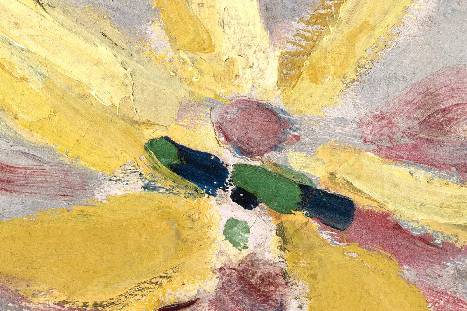 莫奈油画《摇篮——卡米尔与艺术家的儿子让》高清大图局部 (3)