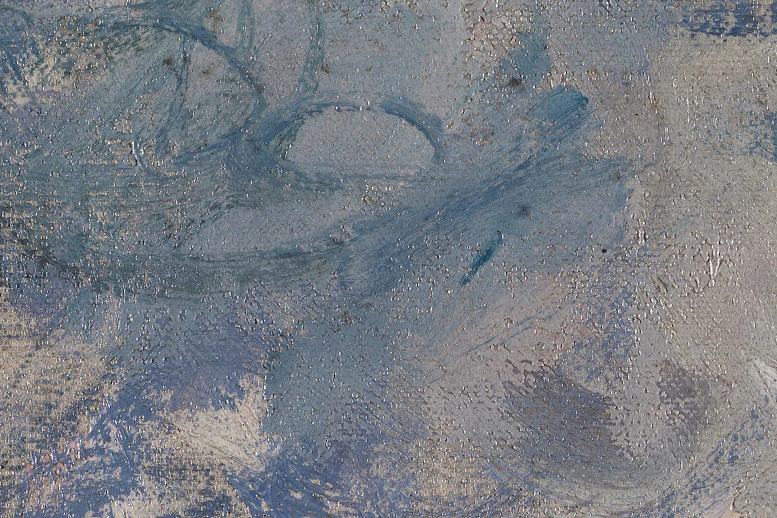 莫奈作品《圣拉扎尔火车站》高清大图局部 (4)