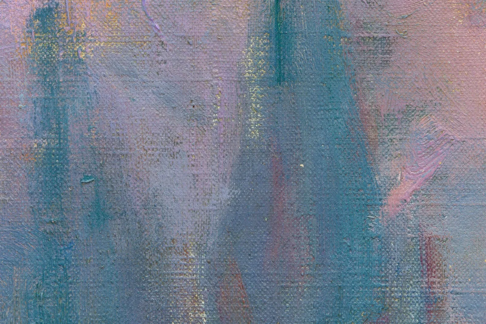 印象派莫奈油画建筑《国会大厦,日落》超高清大图局部 (6)