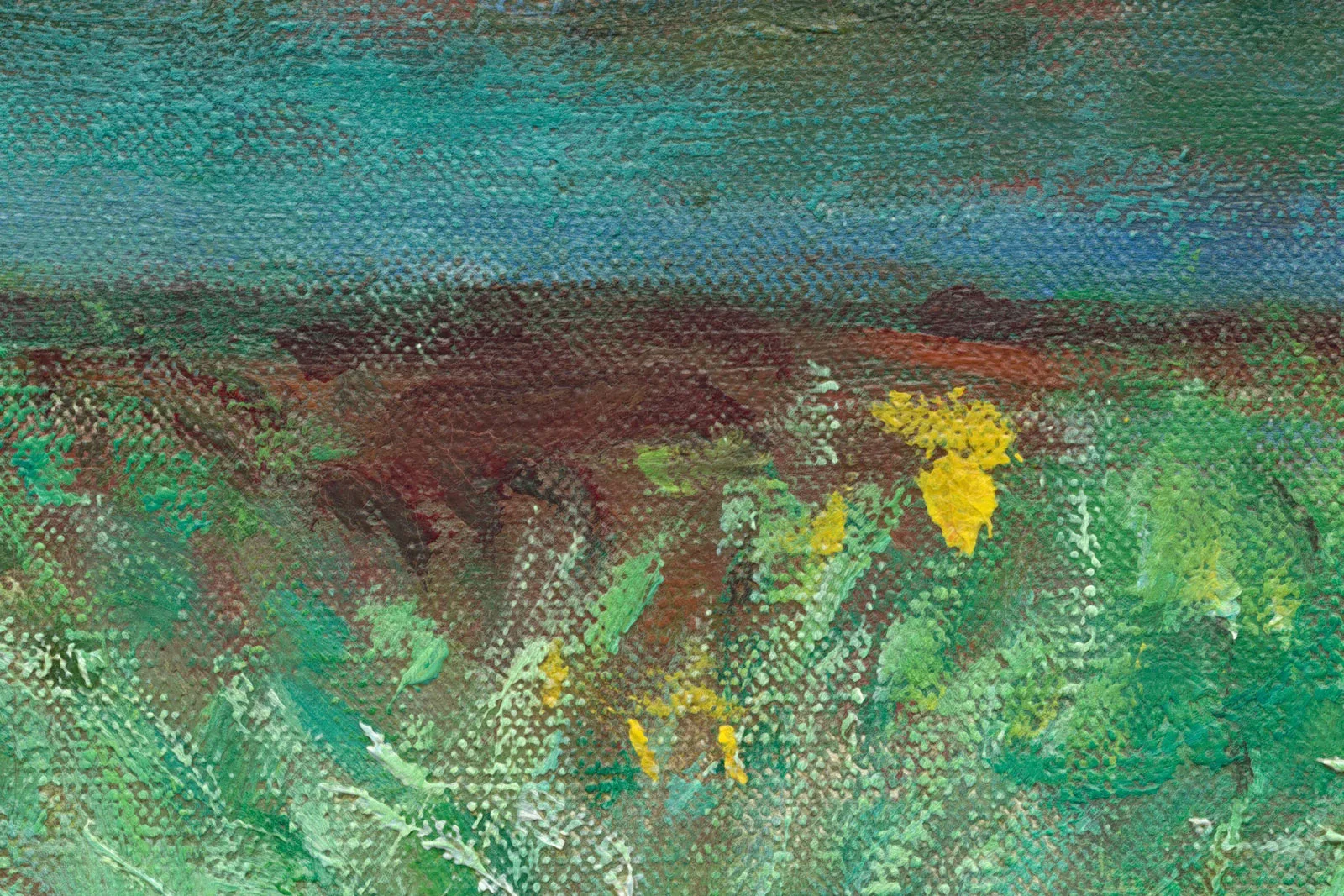 印象派莫奈作品《日本桥》高清大图局部 (10)