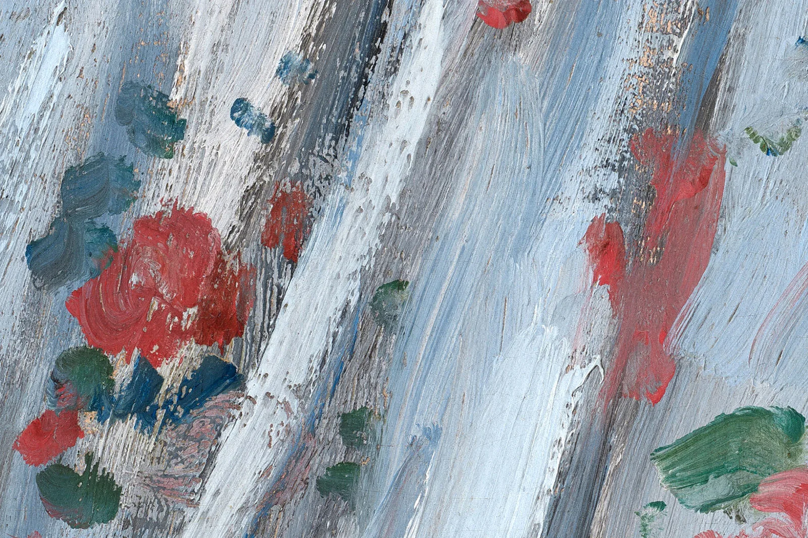 莫奈油画《摇篮——卡米尔与艺术家的儿子让》高清大图局部 (6)