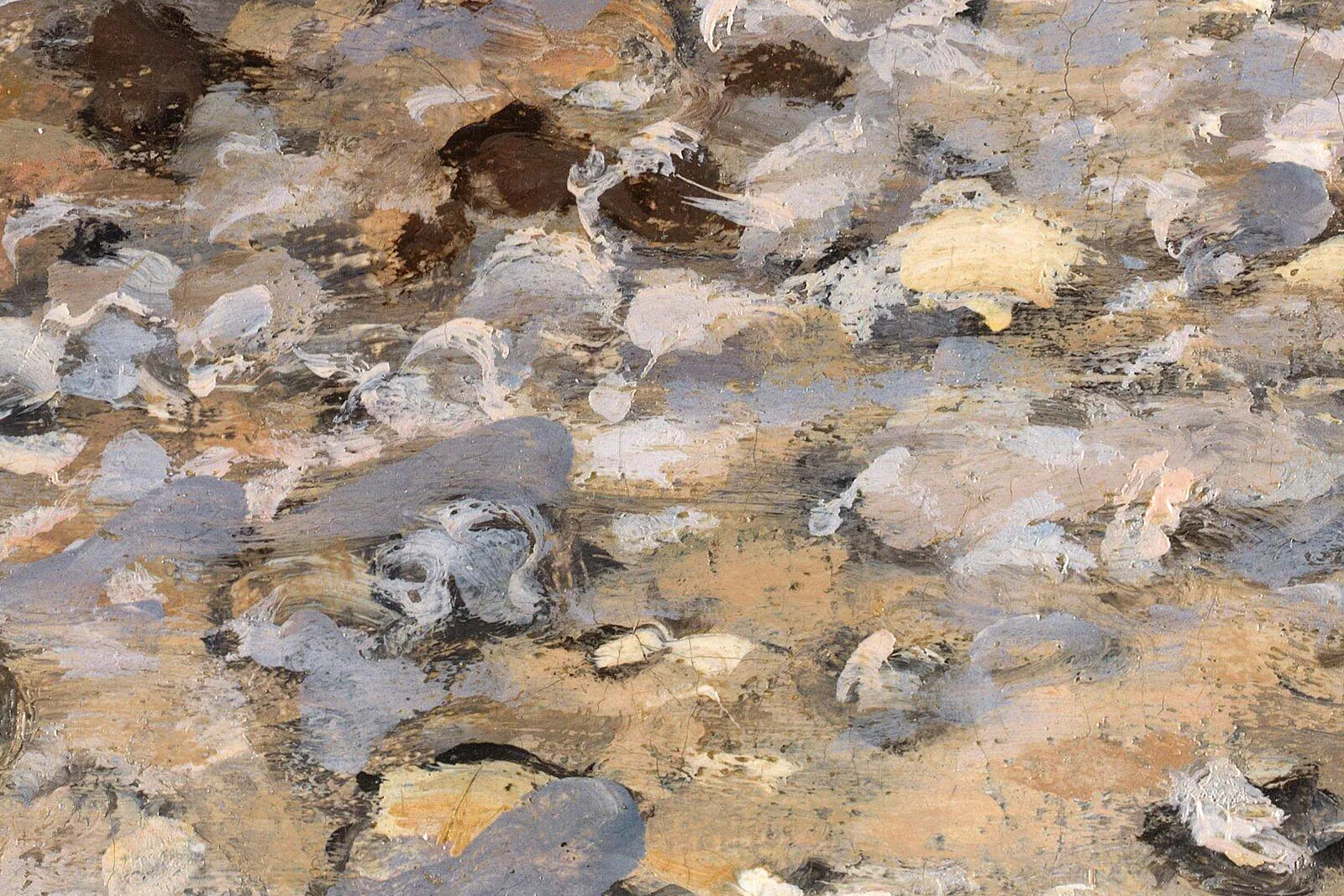 莫奈风景《拉埃沃角,圣阿德雷斯》局部 (3)