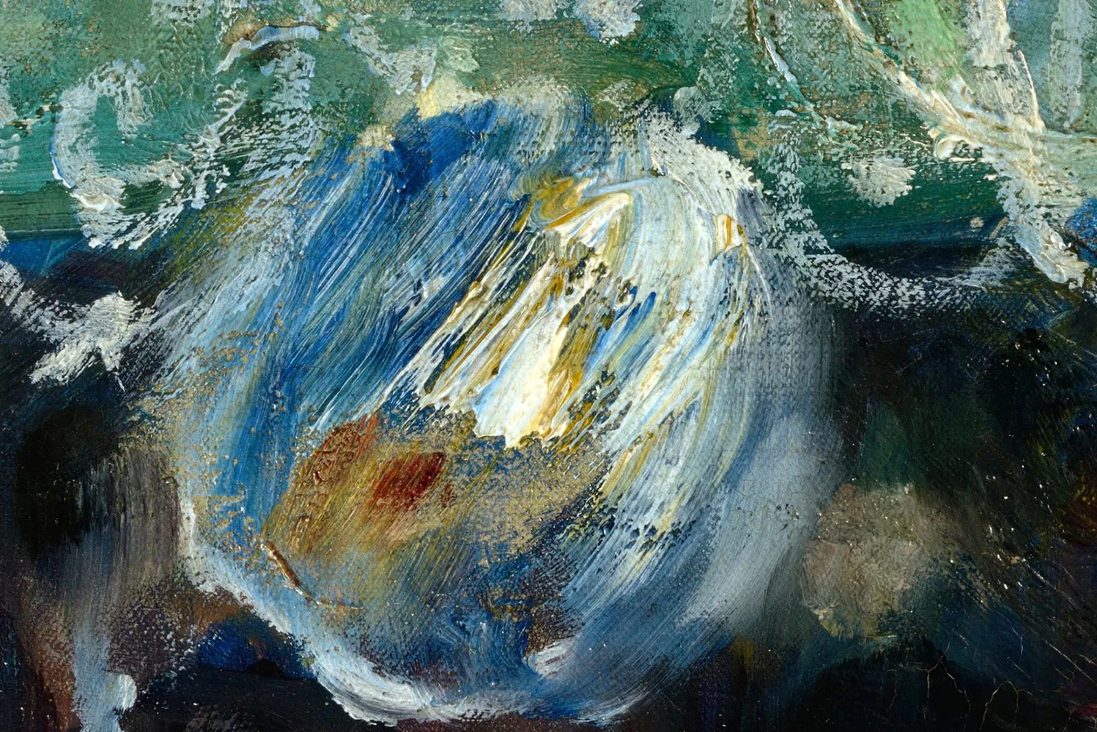 雷诺阿《红磨坊的舞会》超高清大图局部细节 (19)