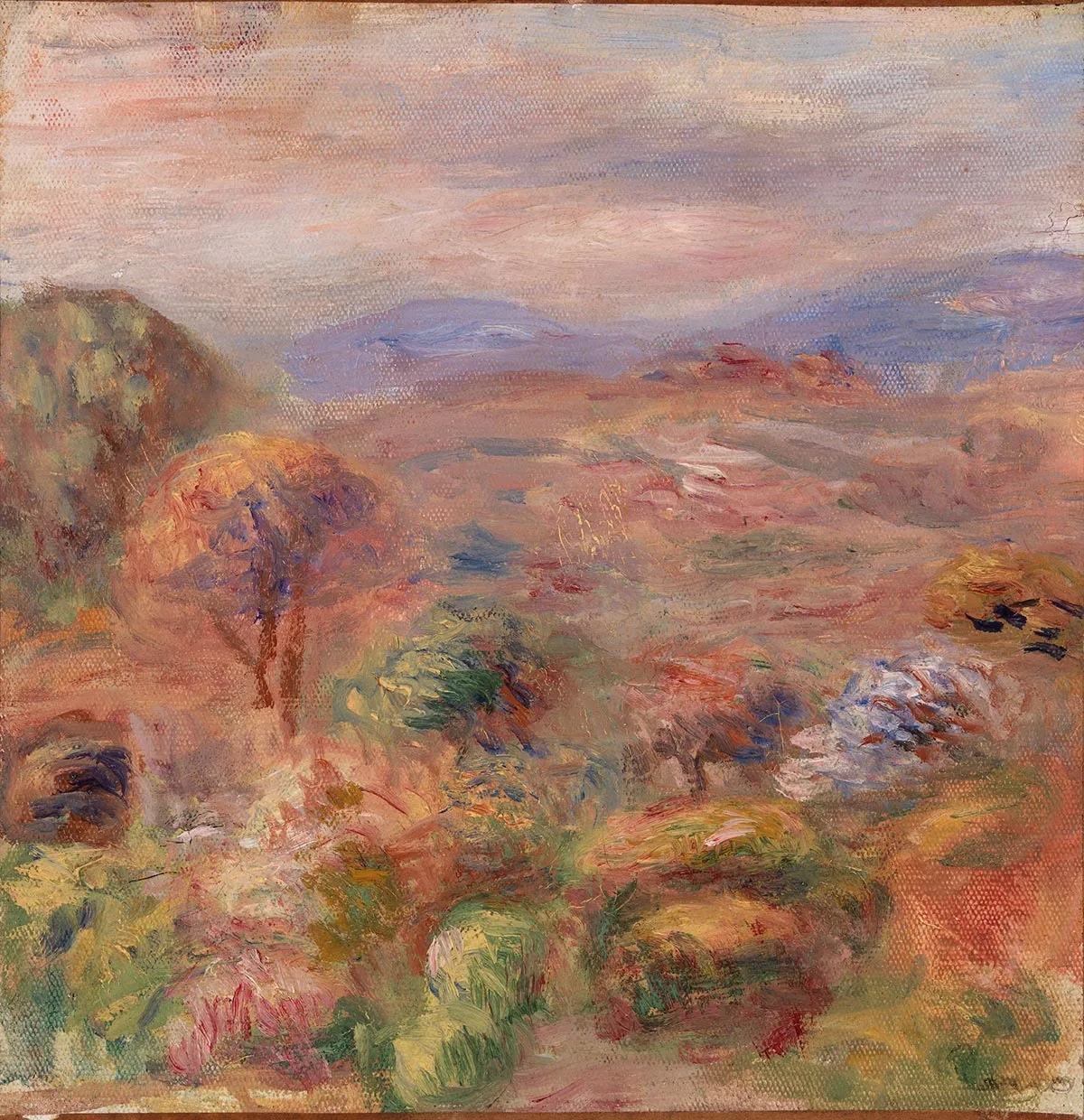 雷诺阿作品《风景》