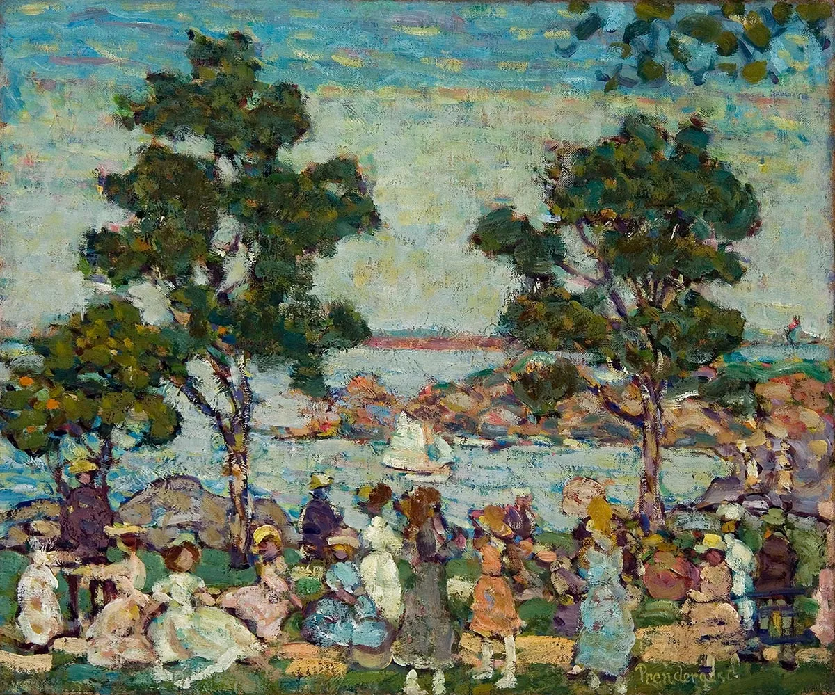普雷德加斯特《公园风景》作品