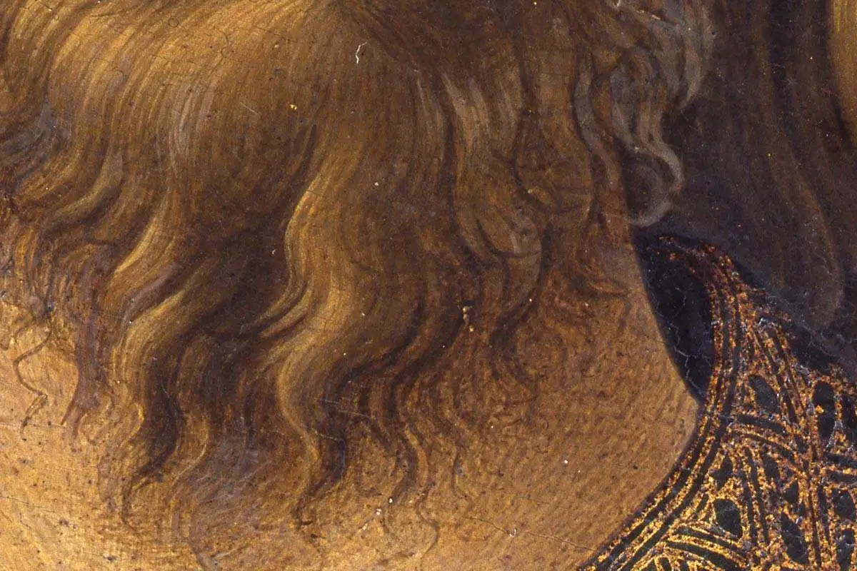 波提切利作品《耶稣荆冠加冕》局部 (5)