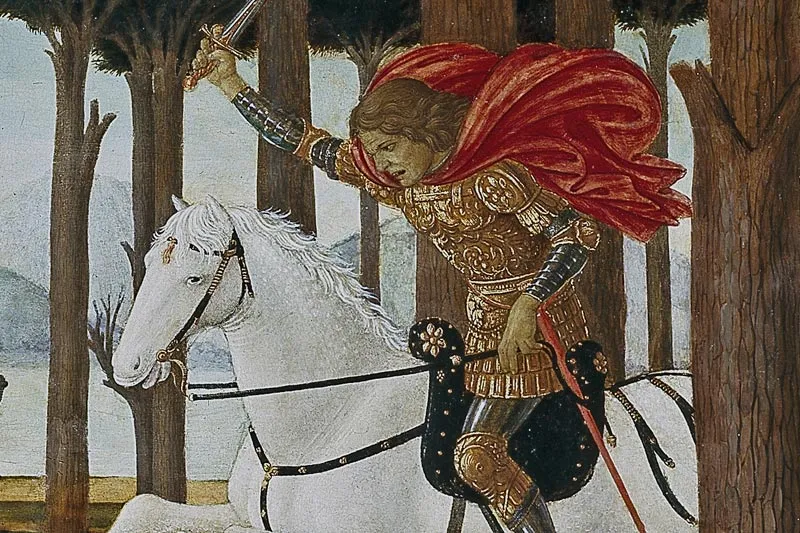 波提切利《纳斯塔吉奥故事》系列组画局部 (4)